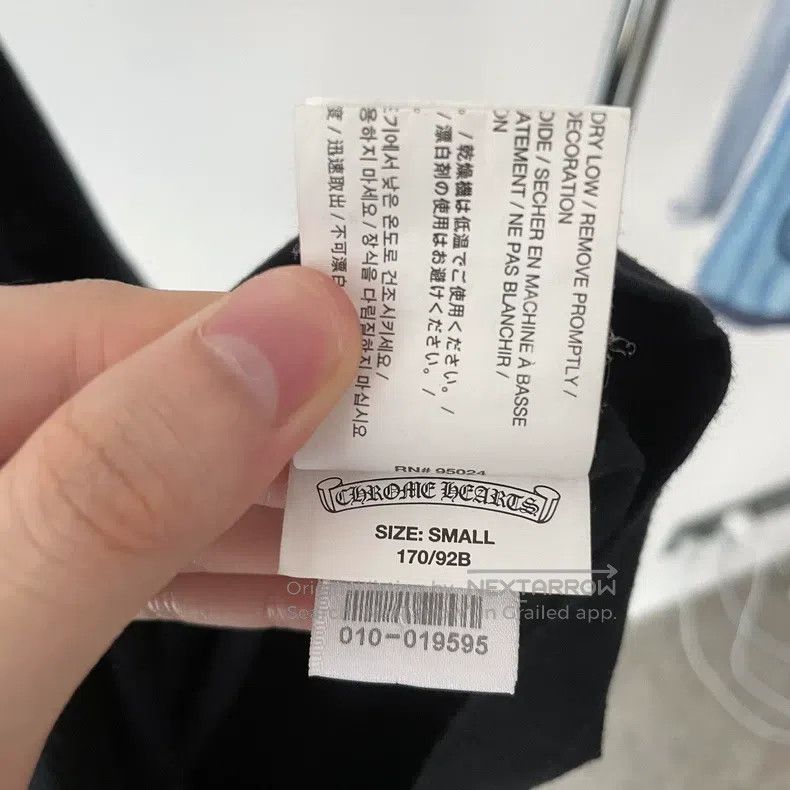 Chrome Hearts CHROME HEARTS Size S Cross scroll ring short sleeve Size US S / EU 44-46 / 1 - 7 Thumbnail