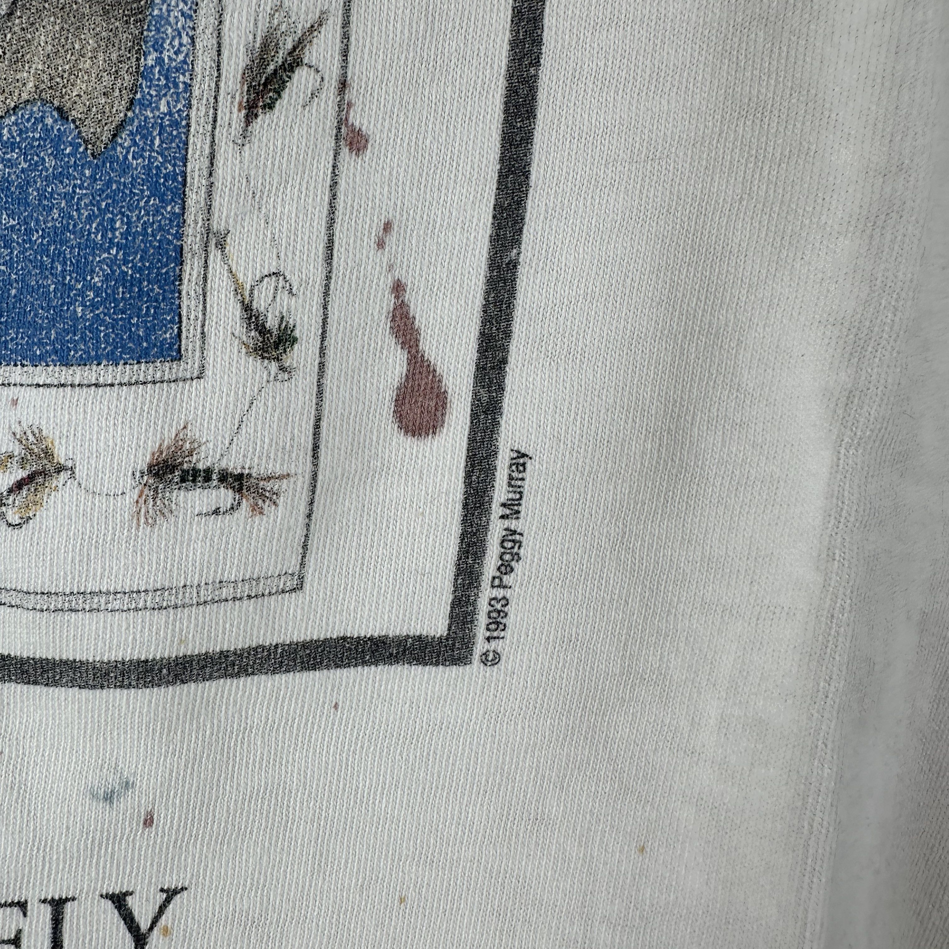 Vintage Peggy Murray The Way to a Man's Heart is Through His Fly Tee Size US L / EU 52-54 / 3 - 6 Thumbnail