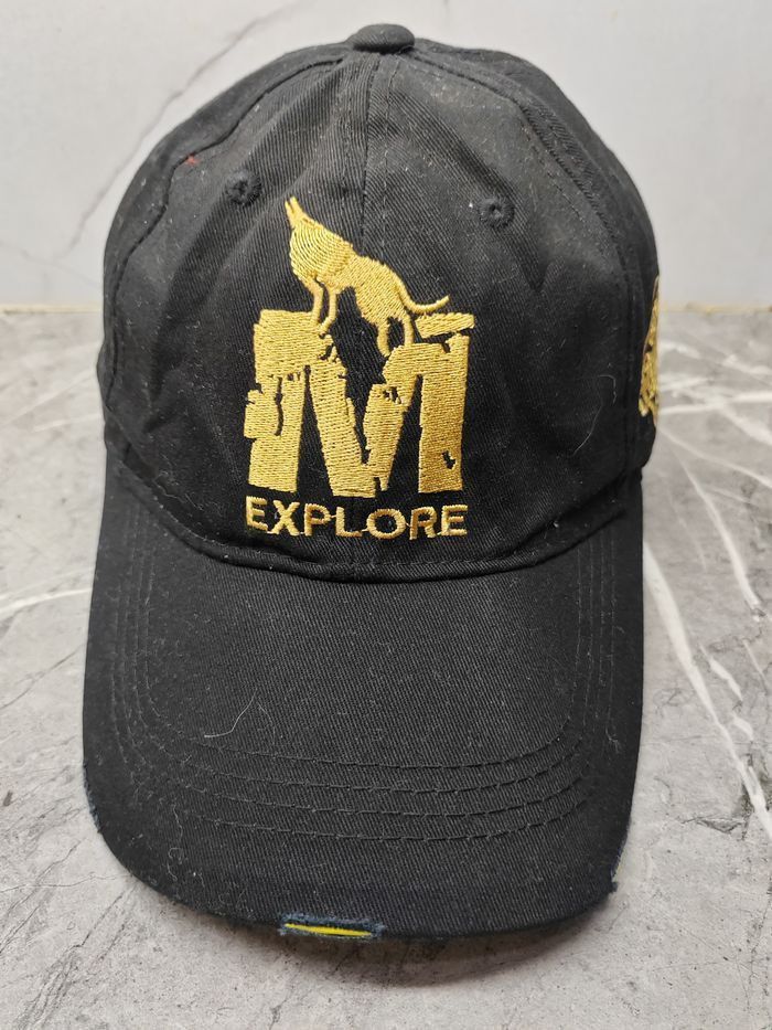 Vintage Vintage M Explore Distressed Style Cap Hat Size ONE SIZE - 3 Thumbnail