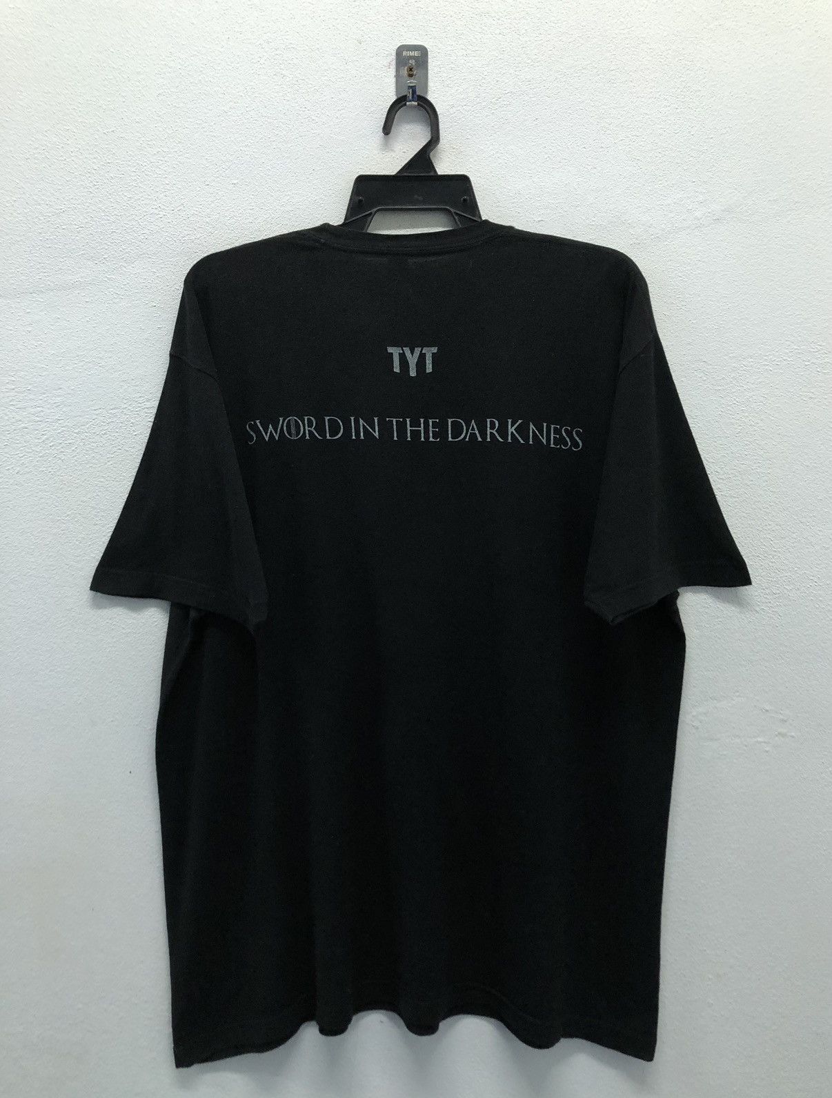 Vintage Vintage Tultex TYT Sword In The Darkness T-Shirt Size US XL / EU 56 / 4 - 2 Thumbnail
