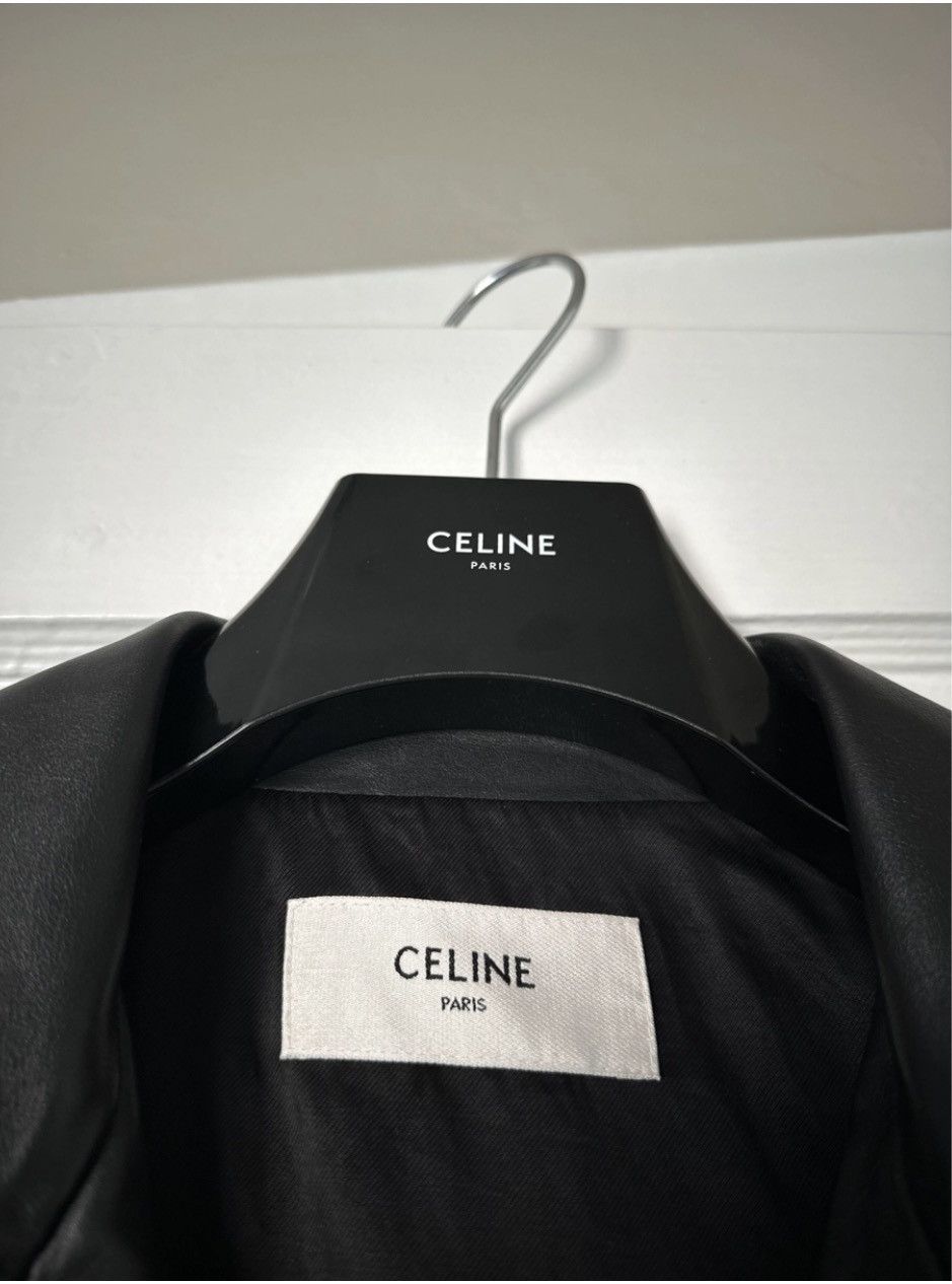 Celine Celine Calf Leather Biker Jacket Size US L / EU 52-54 / 3 - 4 Thumbnail