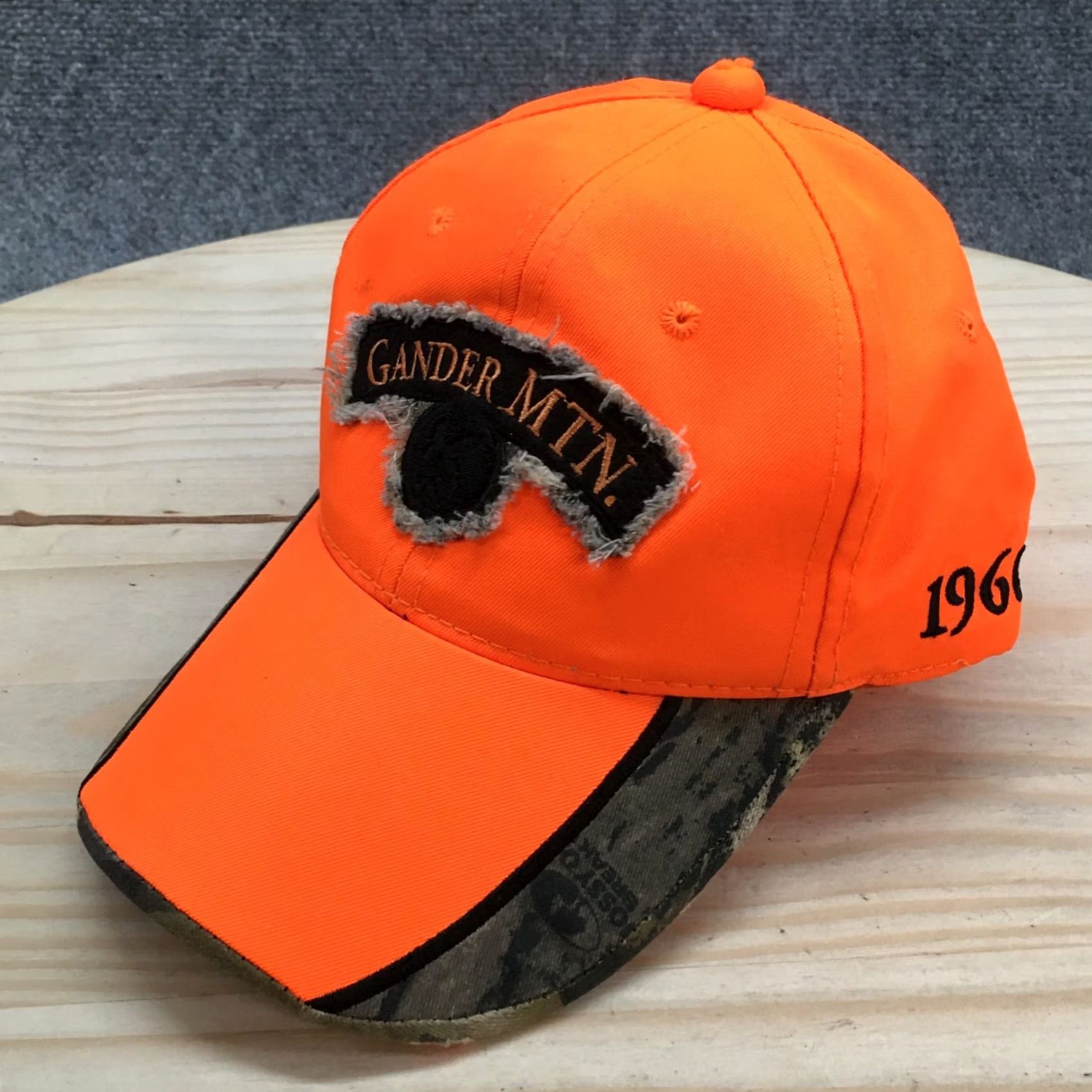 Vintage Gander Mtn Baseball Cap Hat One Size Orange Embroidered Adjustable 1960 Mens Size ONE SIZE - 2 Thumbnail