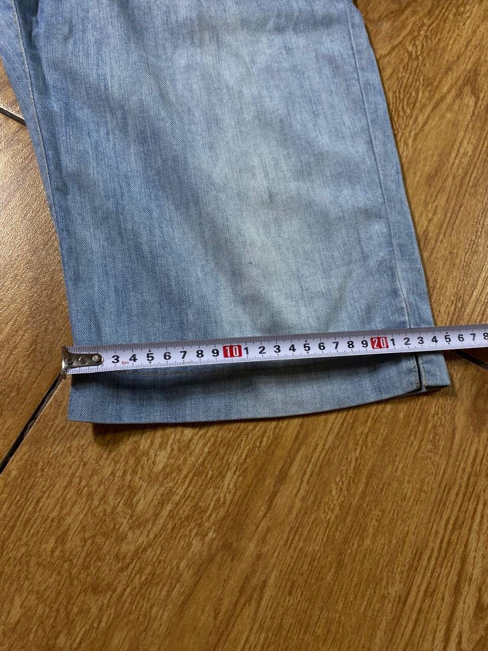 Trussardi × Vintage Vintage Short Denim Trussardi Flared Style Double Waist Size US 32 / EU 48 - 12 Thumbnail