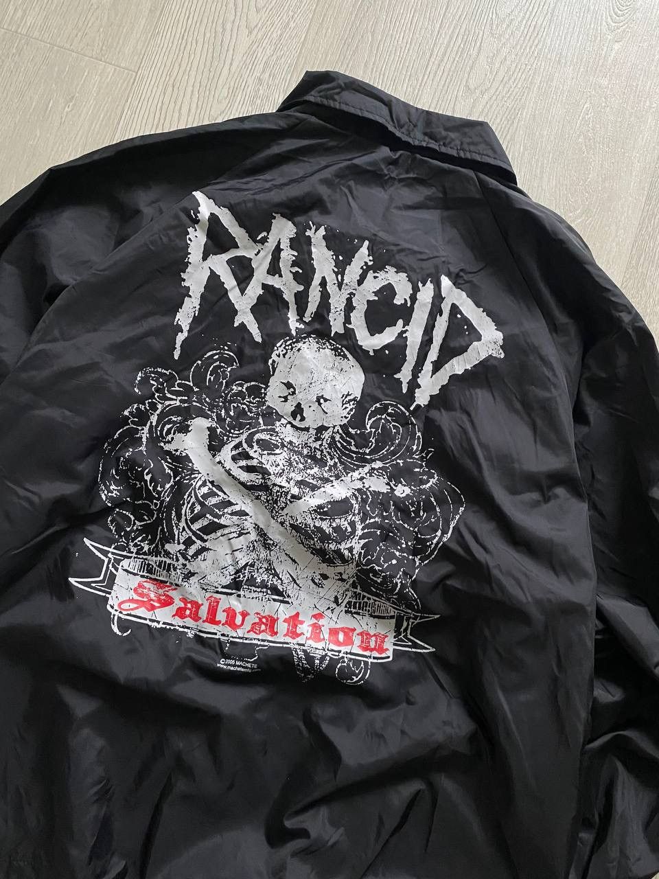 Band Tees × Vintage Vintage 2005 RANCID Salvation Coach Jacket Rare Size US XL / EU 56 / 4 - 3 Thumbnail