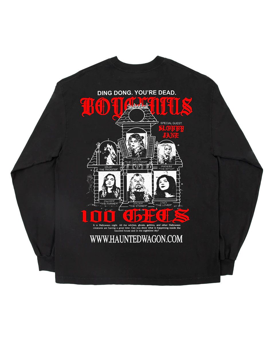 Band Tees × Online Ceramics Online Ceramics Halloween House 2023 100 Gecs T-Shirt Size US XL / EU 56 / 4 - 2 Thumbnail
