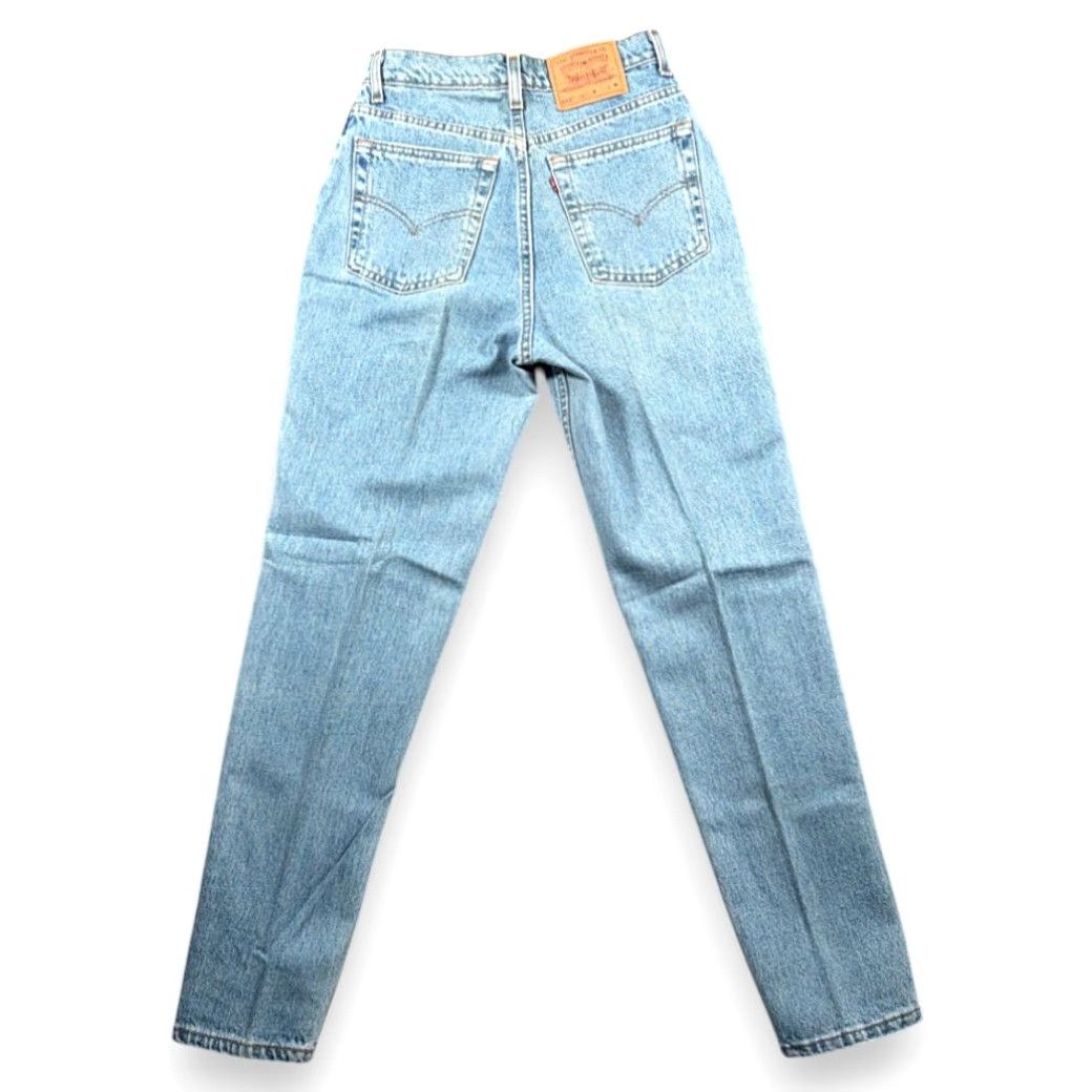 Levi's VINTAGE Levi's Jeans Womens 28x31 11 MED Blue 512 Light Slim Tapered USA 90s Mens/Womens Size 28" / US 6 / IT 42 - 2 Thumbnail