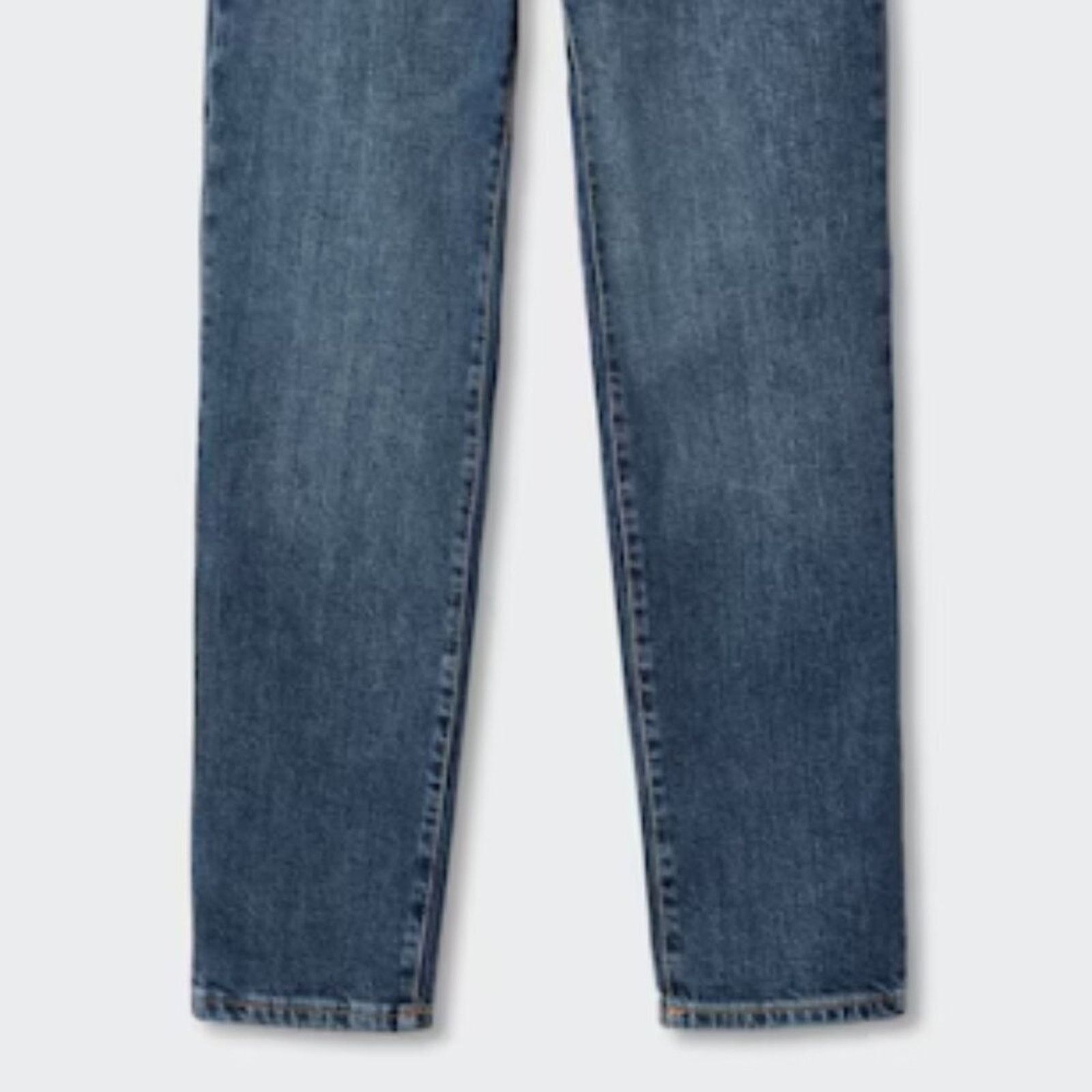 Mango Mango MNG Slim Copped Dark Blue Jeans NWT Plus 16 Size 38" / US 16 / IT 52 - 12 Thumbnail