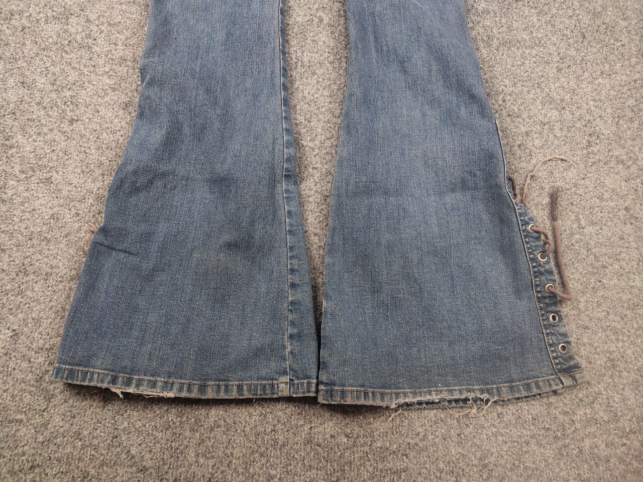 If Six Was Nine Vintage Y2K LGB Flared Low Rise Jeans hysteric style Size 30" / US 8 / IT 44 - 11 Thumbnail