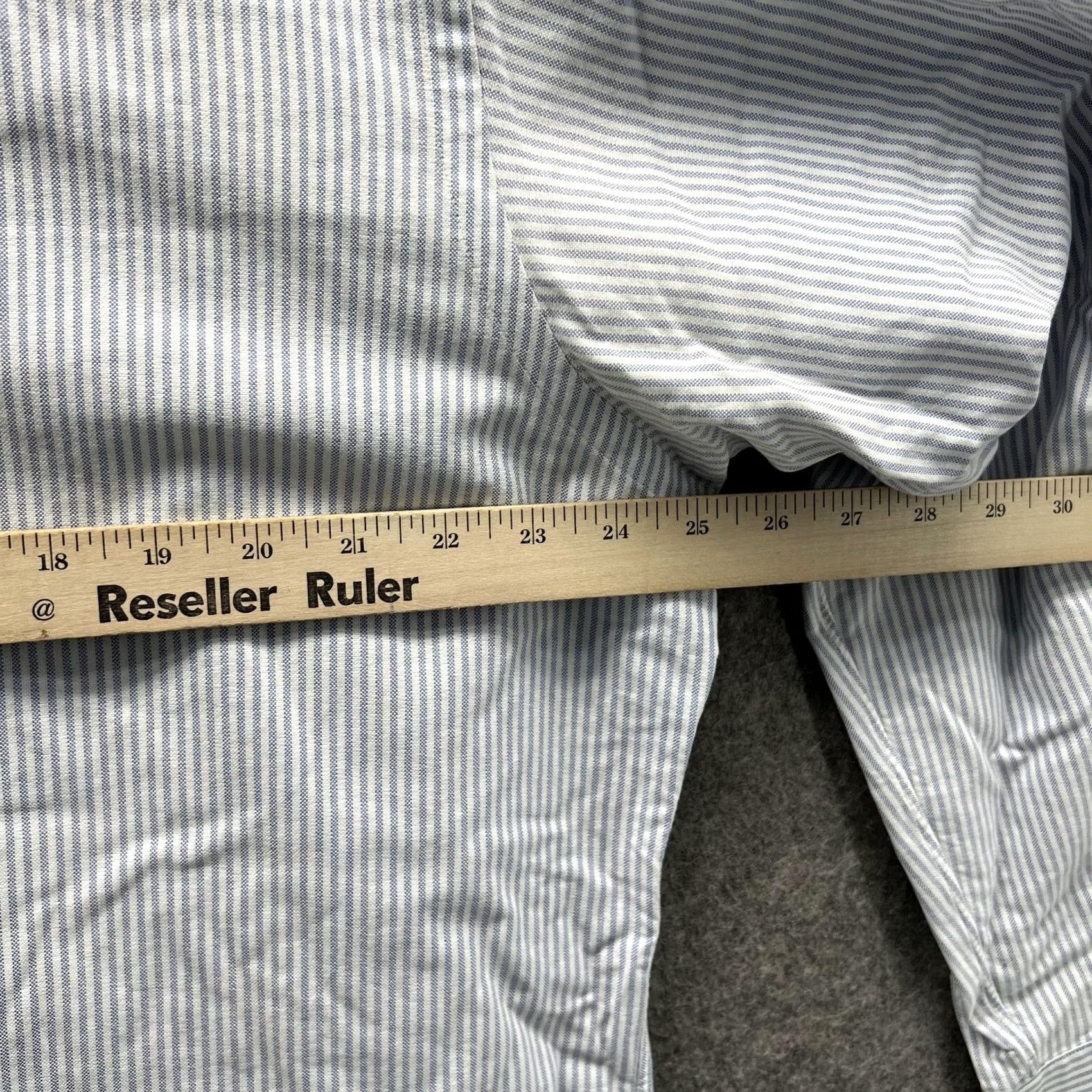 Ralph Lauren Ralph Lauren Shirt Men 16 35 Stripes White Casual Button Down Preppy Yarmouth -Vintage Size US L / EU 52-54 / 3 - 2 Thumbnail