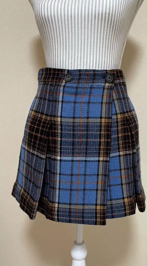 Vivienne Westwood Vivienne Westwood Blue checkered skirt Size 25" / US 0 / IT 36 - 2 Thumbnail