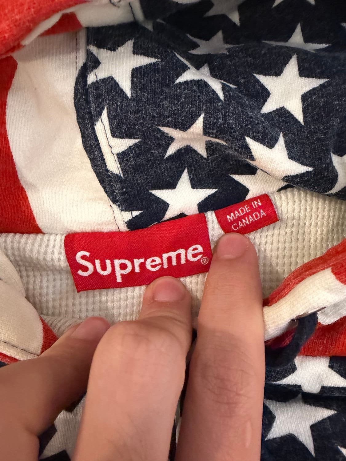 Supreme Supreme USA American Flag Reflective Zip Hoodie Size US L / EU 52-54 / 3 - 6 Thumbnail