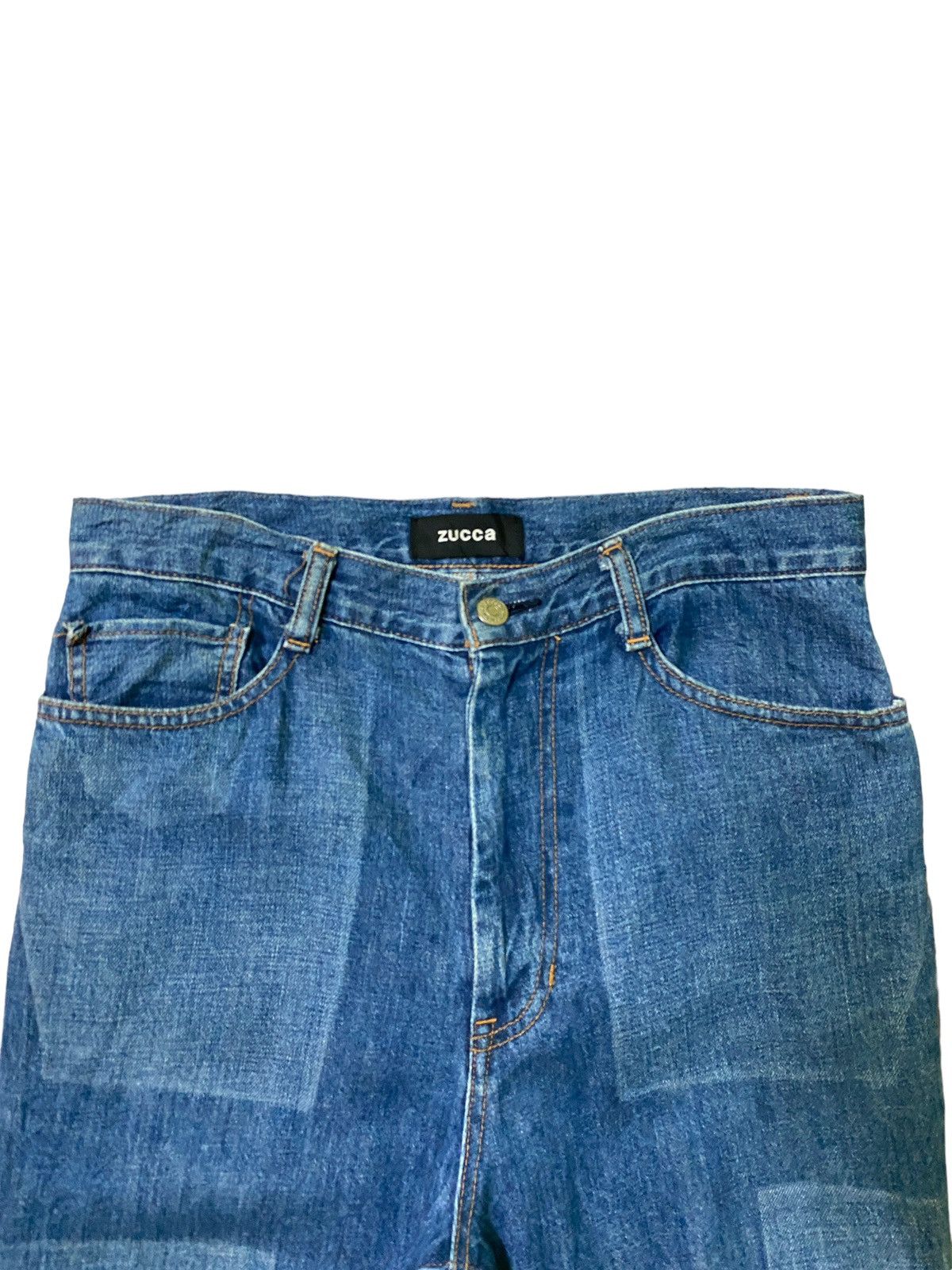 CABANE de ZUCCa Vintage Zucca Acid Wash Style Skinny Denim Jean Size US 28 / EU 44 - 3 Thumbnail