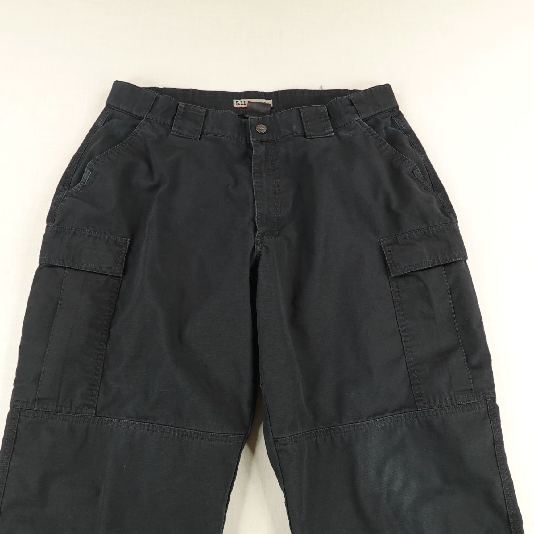Vintage 5.11 Tactical Pants Mens XL Black Taclite TDU Cargo Ripstop Utility Workwear ^ Size US 31 - 2 Thumbnail
