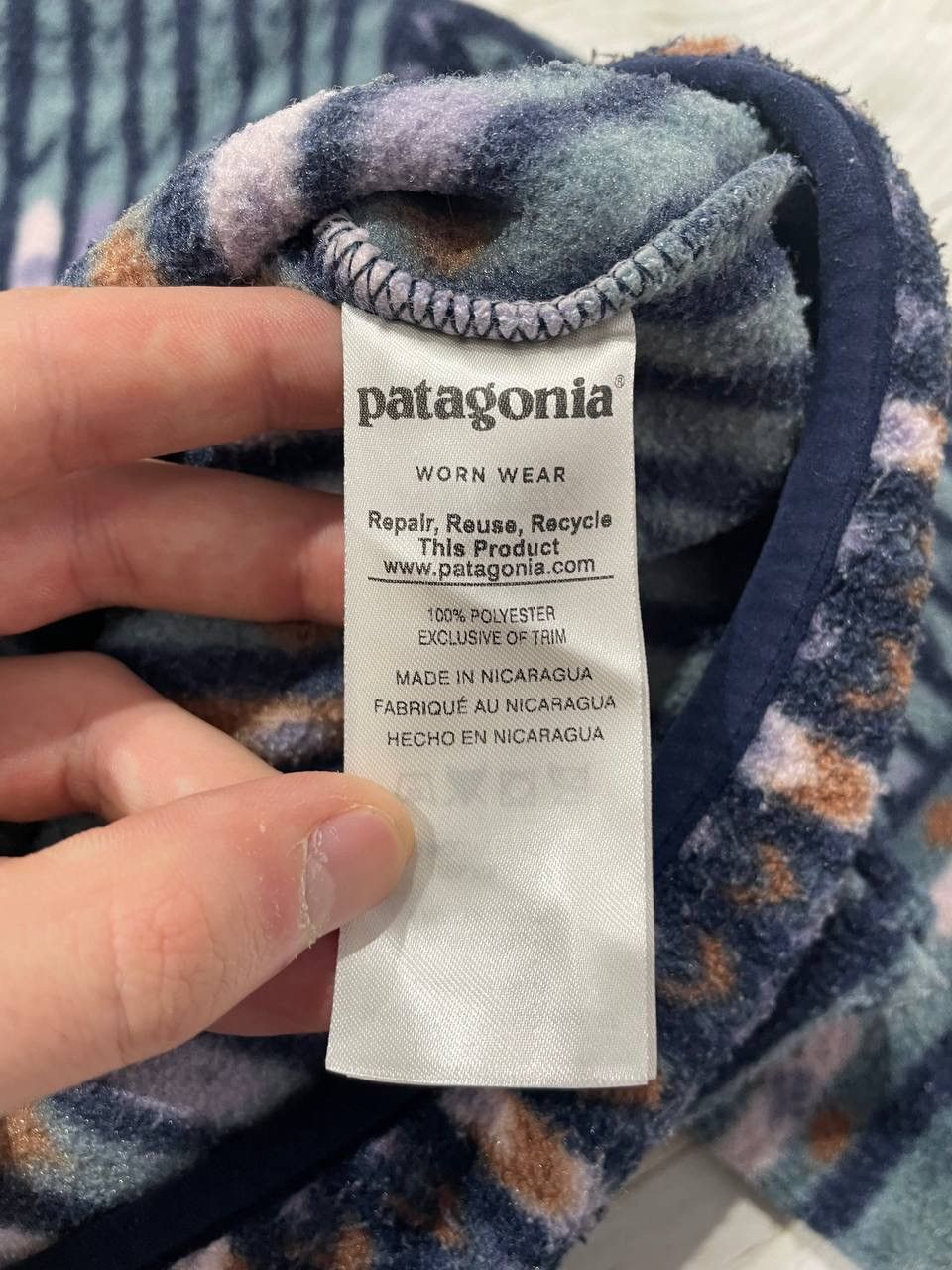 Patagonia Vintage Patagonia Synchilla Aztec Navajo 90s Fleece Snap-T Size US M / EU 48-50 / 2 - 9 Thumbnail