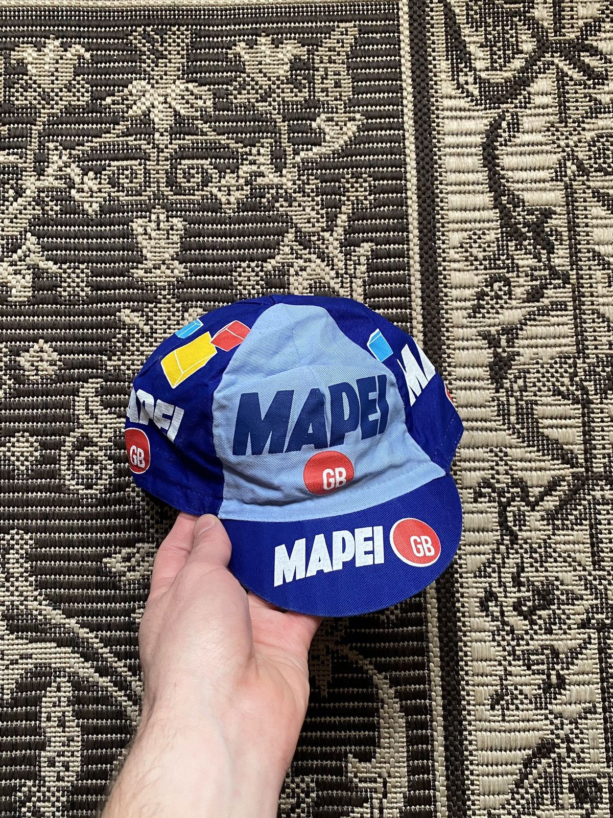 Rapha Vintage Colnago Mapei Team Great Britain Cycle Hat | Grailed