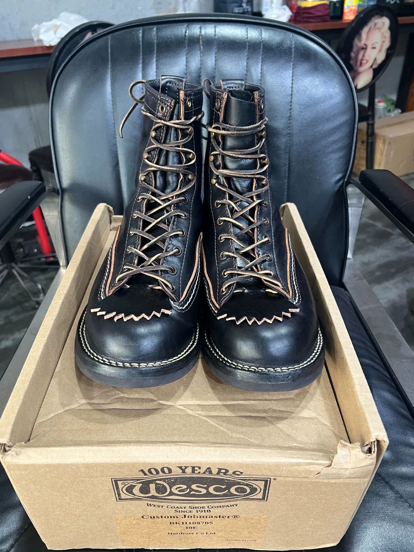 WESCO WESCO 100TH JOB MASTER Work Boots Size US 10 / EU 43 - 1 Thumbnail
