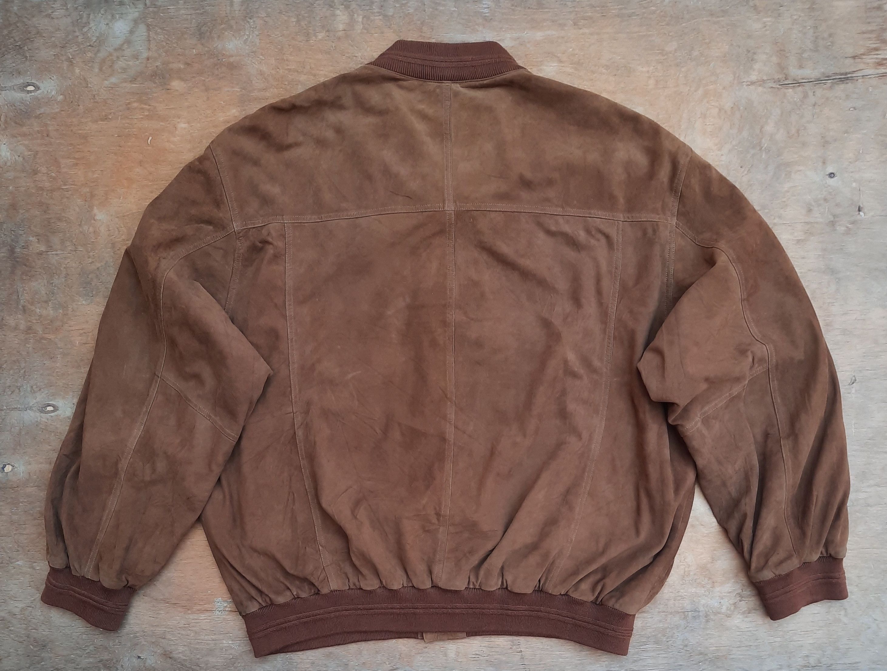 Paul & Shark Brown Suede Leather 90s Paul & Shark Yachting Jacket Size US XXL / EU 58 / 5 - 9 Thumbnail