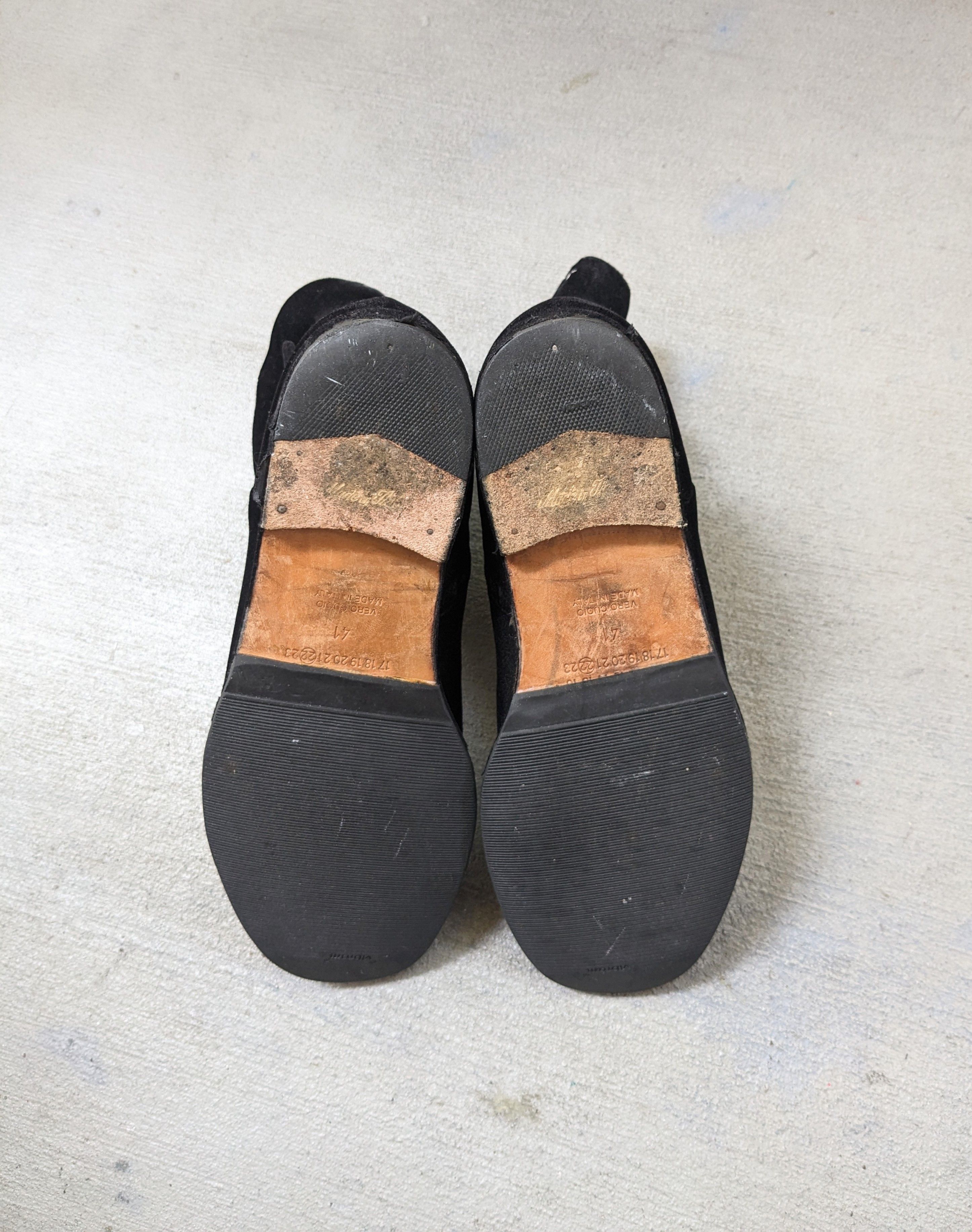 Maison Margiela Maison Margiela Side Zip Boots Black 8 41 Felt Leather Size US 8 / EU 41 - 16 Thumbnail