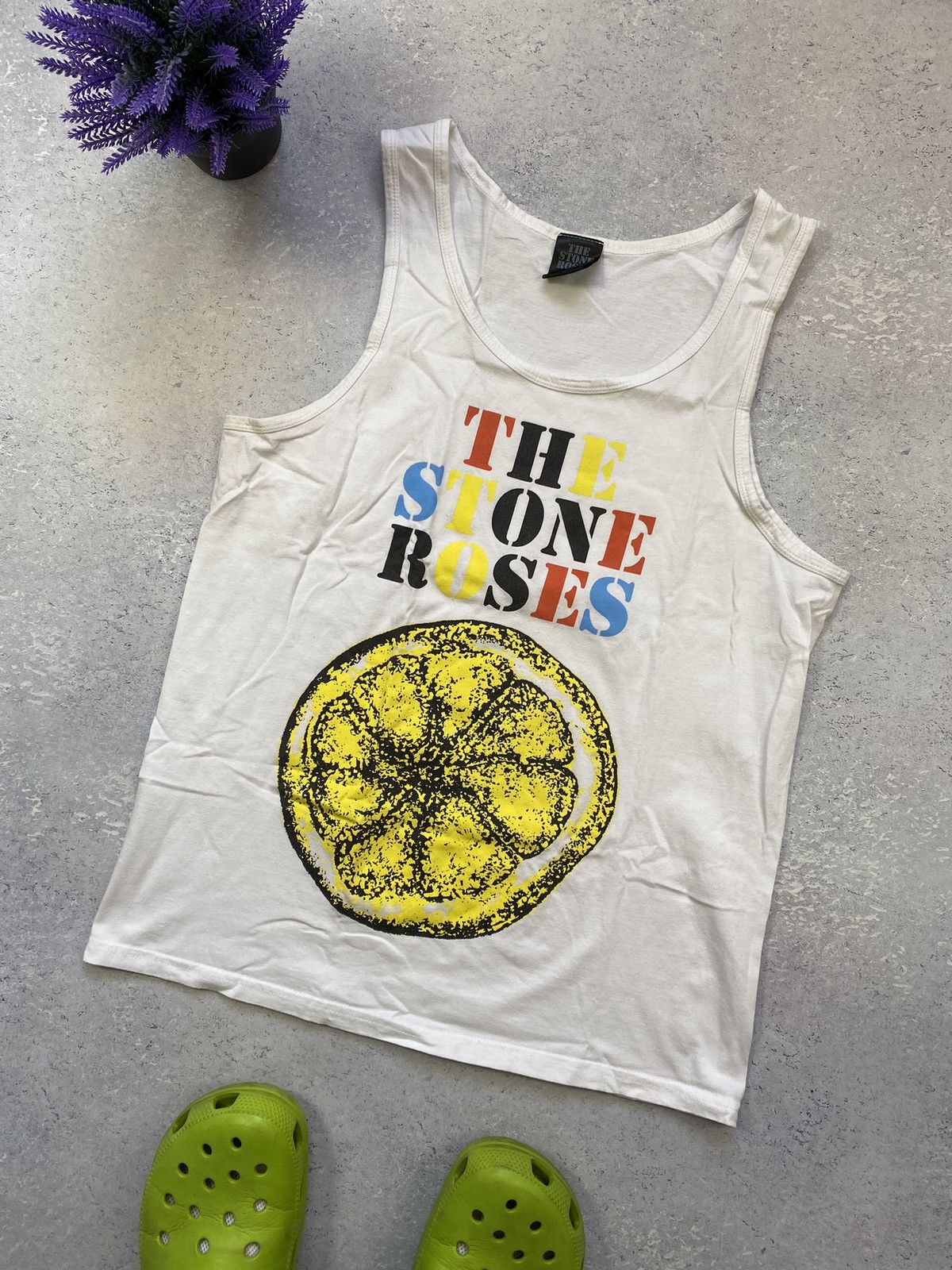 Band Tees The Stone Roses Men’s White Sleeveless Size medium Size US M / EU 48-50 / 2 - 3 Thumbnail