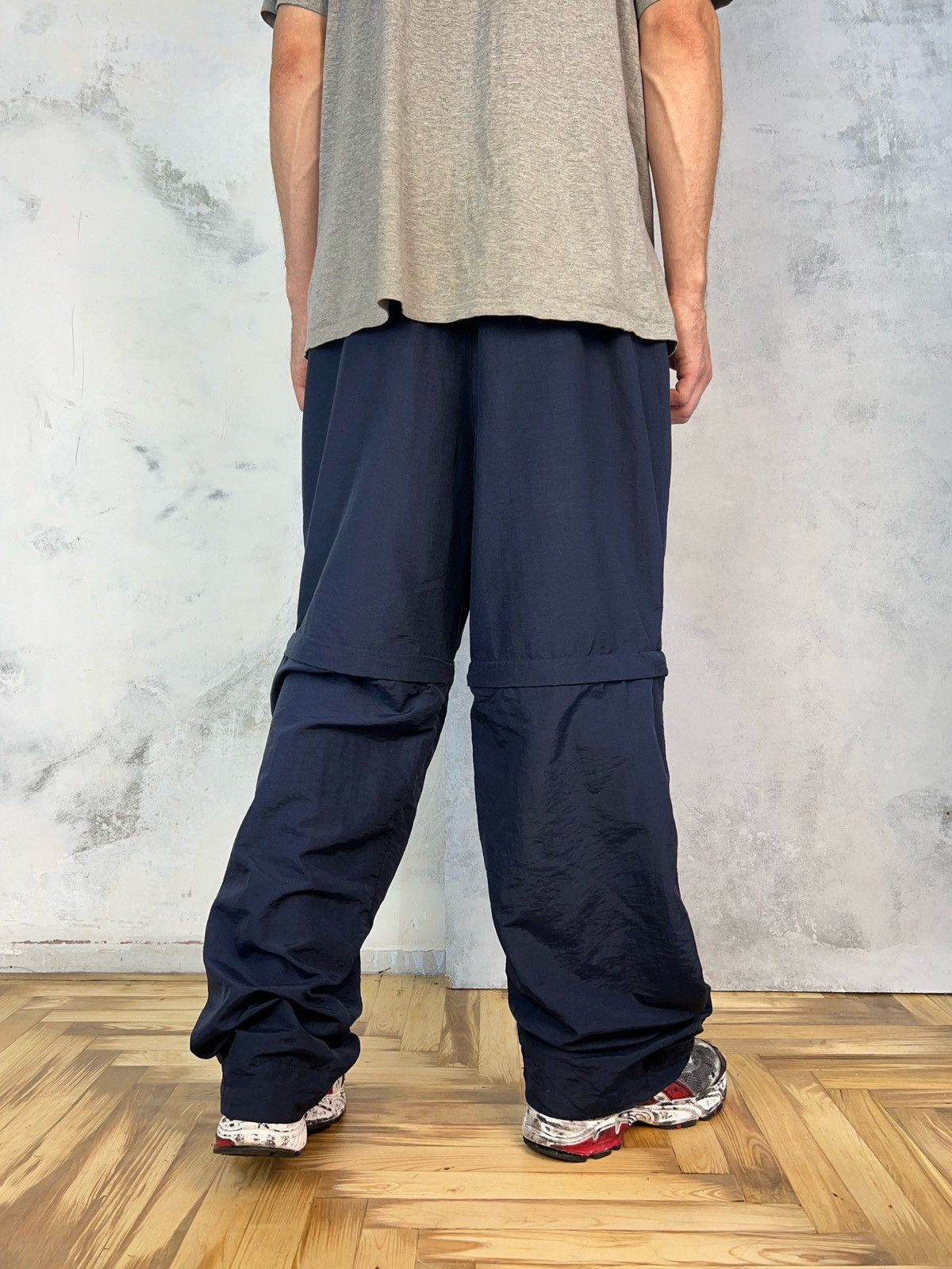Reebok Vintage Reebok Blue Jogger Track Pants / Shorts L - XL Size US 34 / EU 50 - 4 Thumbnail