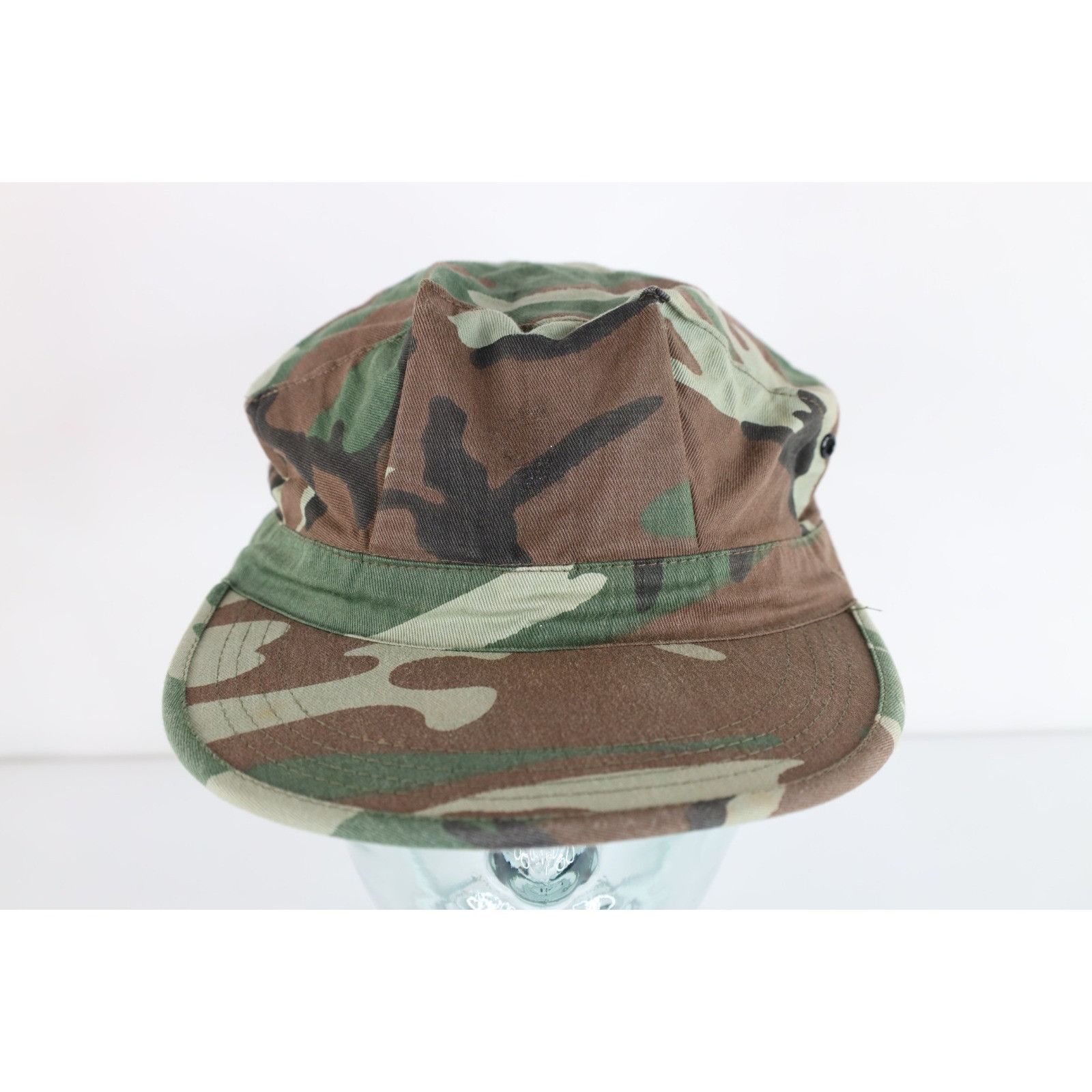 Vintage Vintage 60s 70s Streetwear Military Style Camouflage Hat Size ONE SIZE - 1 Thumbnail