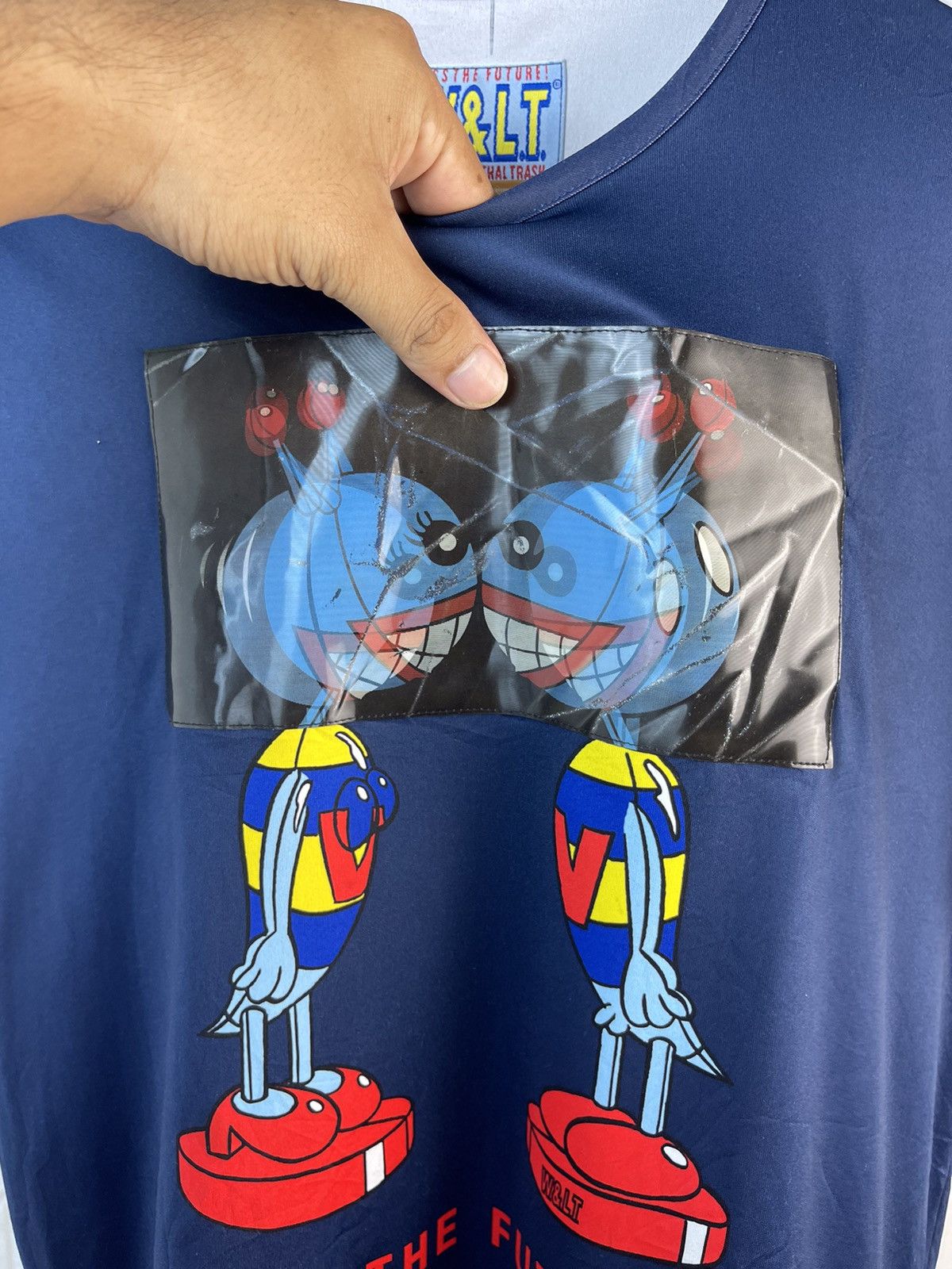 W&LT × Walter Van Beirendonck Rare 1998 W&LT Holographic Couple Jersey Size US L / EU 52-54 / 3 - 8 Thumbnail
