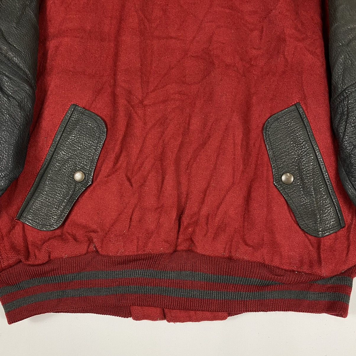 BIGI × Vintage VINTAGE 80's BIGI COMMANDING OFFICER GARMENT VARSITY JACKET Size US M / EU 48-50 / 2 - 11 Thumbnail
