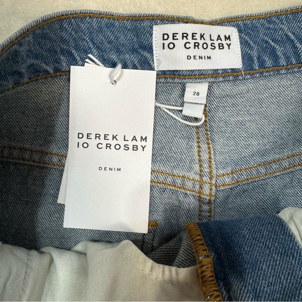 Derek Lam 10 Crosby NWT New $295 Derek Lam 10 Crosby Cotton High Rise Denim Max Size 28" / US 6 / IT 42 - 6 Thumbnail