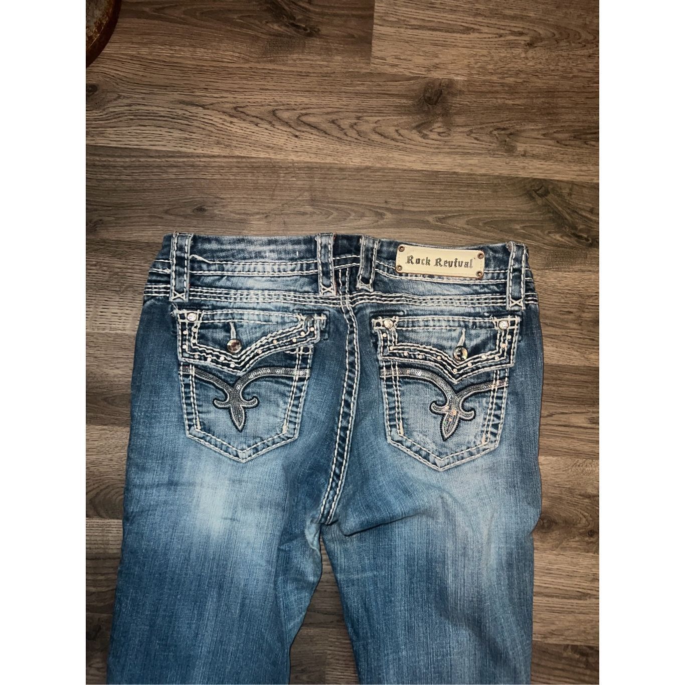 Rock Revival Rock Revival Kai Bootcut Jeans Woman’s Size 32 - See Descrip Size 32" / US 10 / IT 46 - 13 Thumbnail