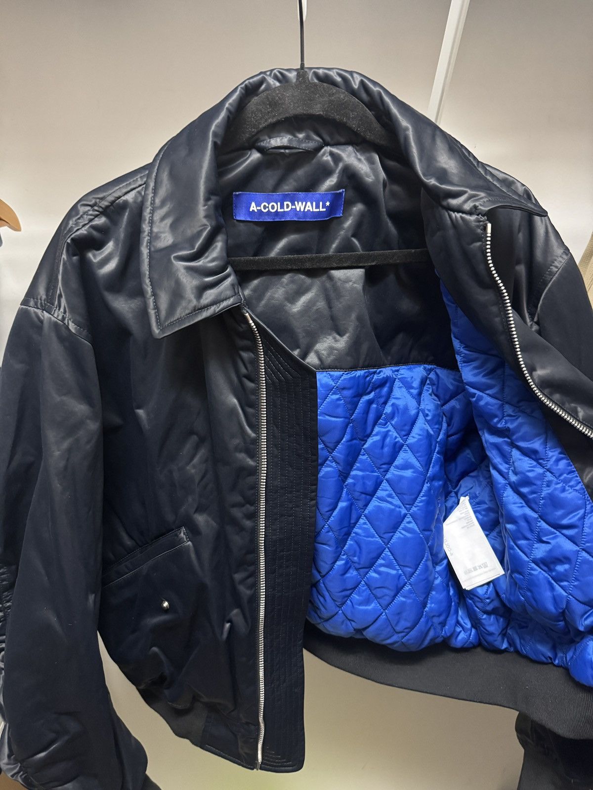 A-COLD-WALL* A-Cold-Wall Black cinch bomber jacket Size US M / EU 48-50 / 2 - 2 Thumbnail