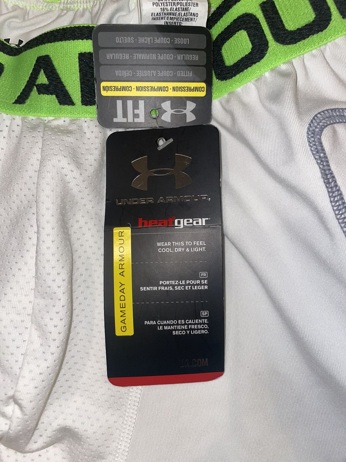 Under Armour Under Armour Padded Compression Shorts Size US 35 - 2 Thumbnail