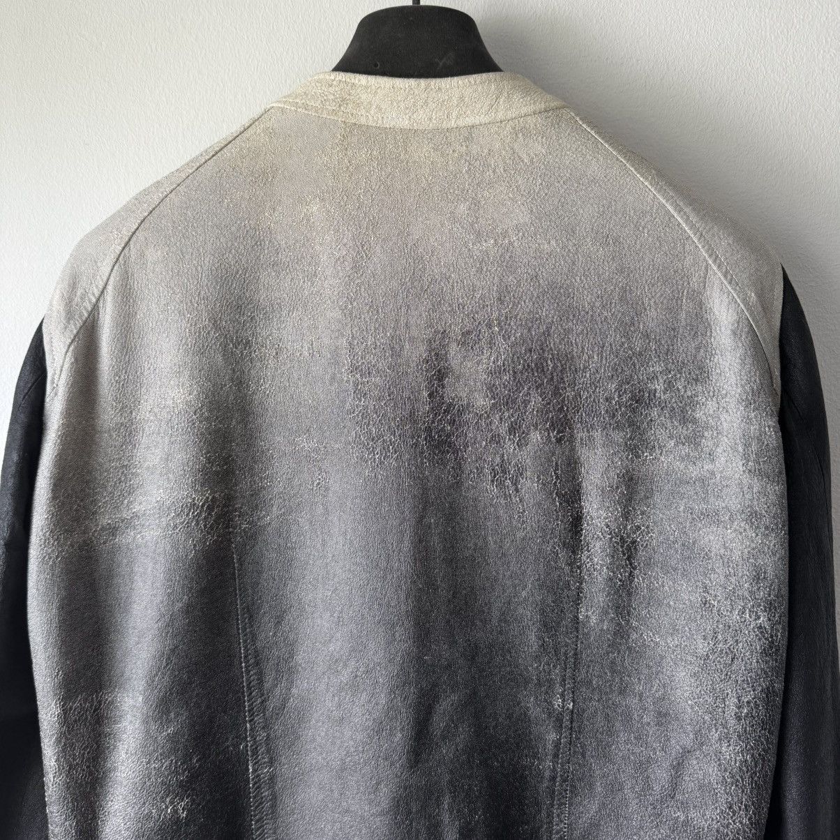 Rick Owens Rick Owens SS09 Gradient Blistered Intarsia Leather Jacket Size US M / EU 48-50 / 2 - 8 Thumbnail