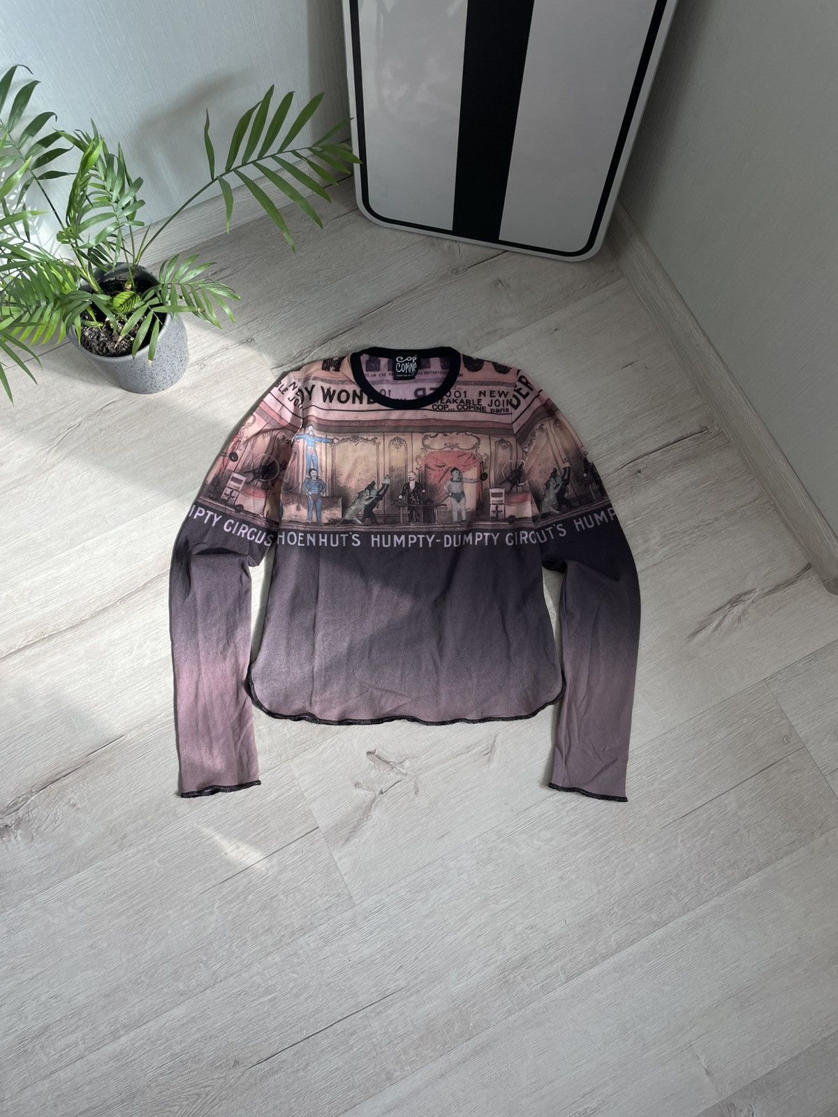 Cop Copine × Hysteric Glamour × If Six Was Nine Archive Y2k Cop Copine Paris “circus” Longsleeve Over Print Size S / US 4 / IT 40 - 1 Thumbnail