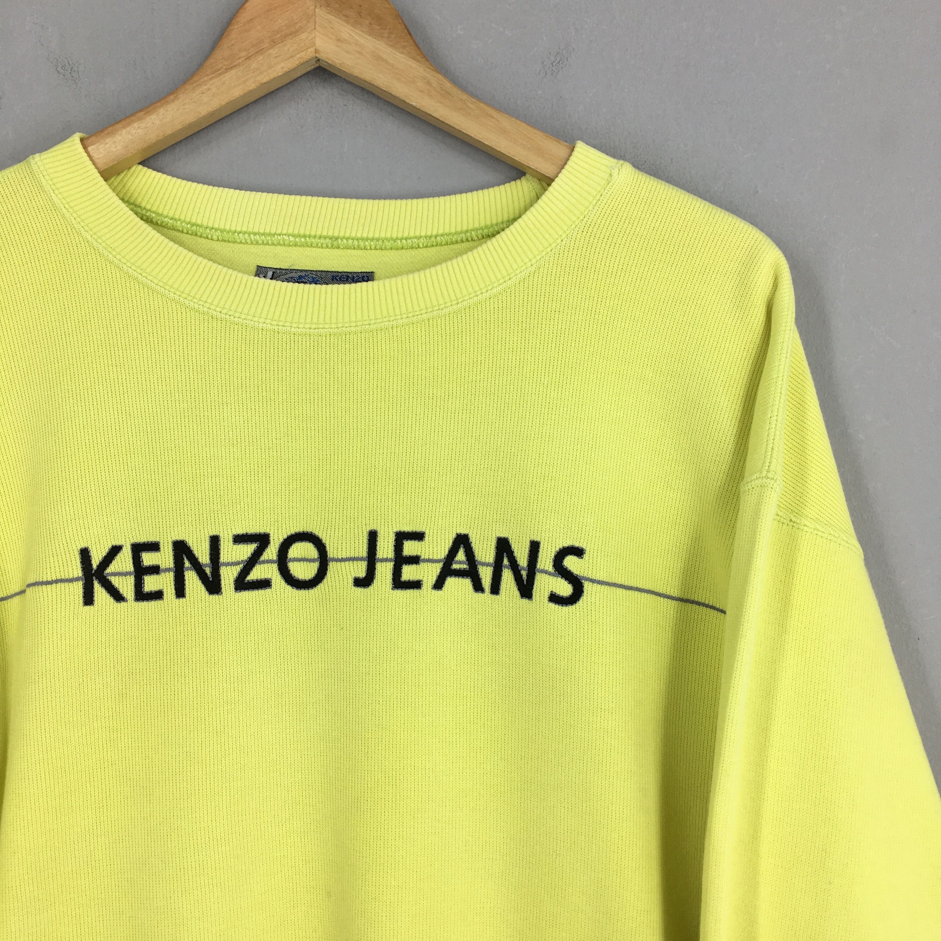 Kenzo Vintage Kenzo Jeans Embroidery Logo Sweatshirt Large Size US L / EU 52-54 / 3 - 2 Thumbnail