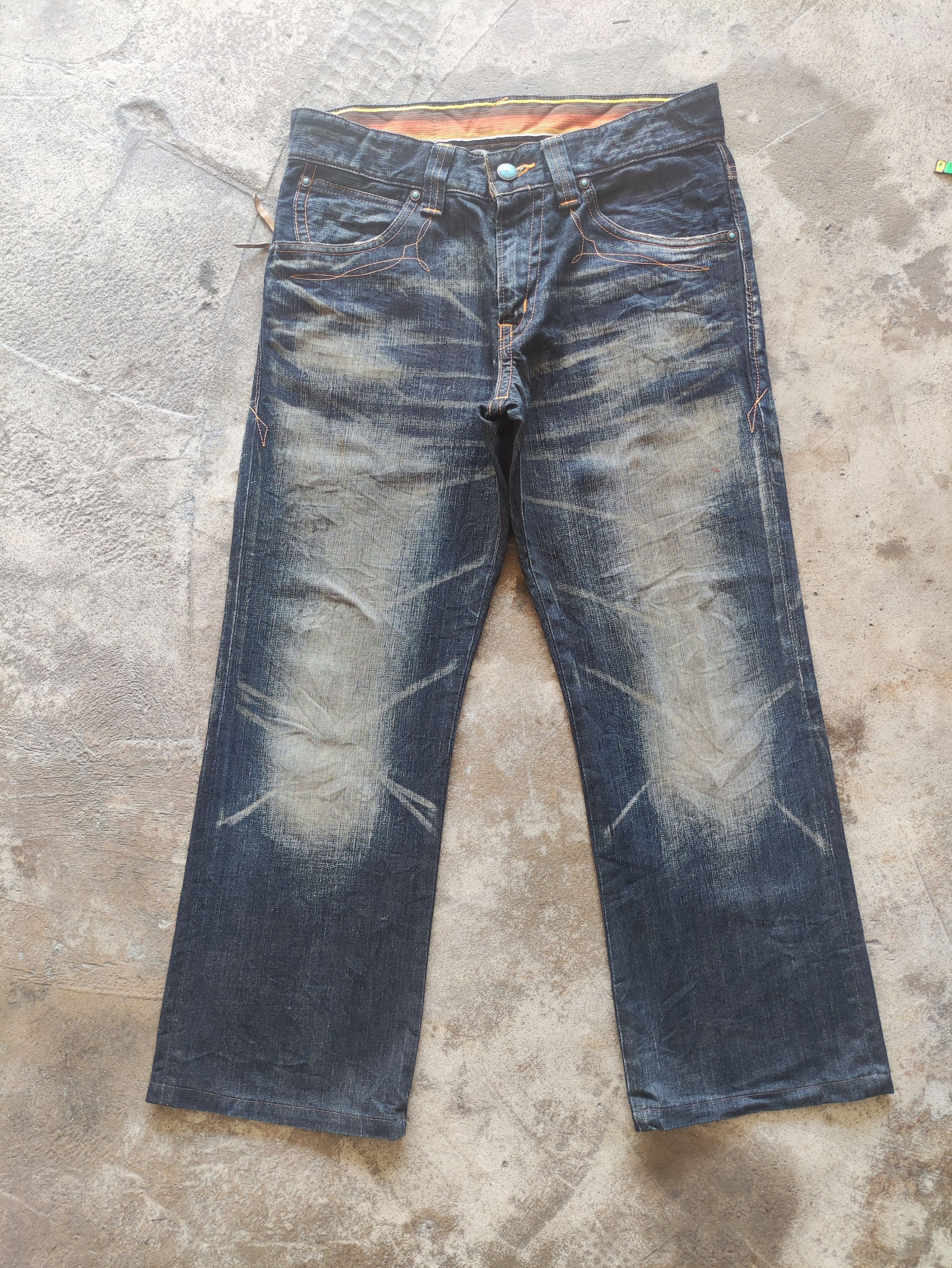 Edwin Vintage Edwin Brand Faded Baggy Denim Pants Size US 34 / EU 50 - 1 Thumbnail