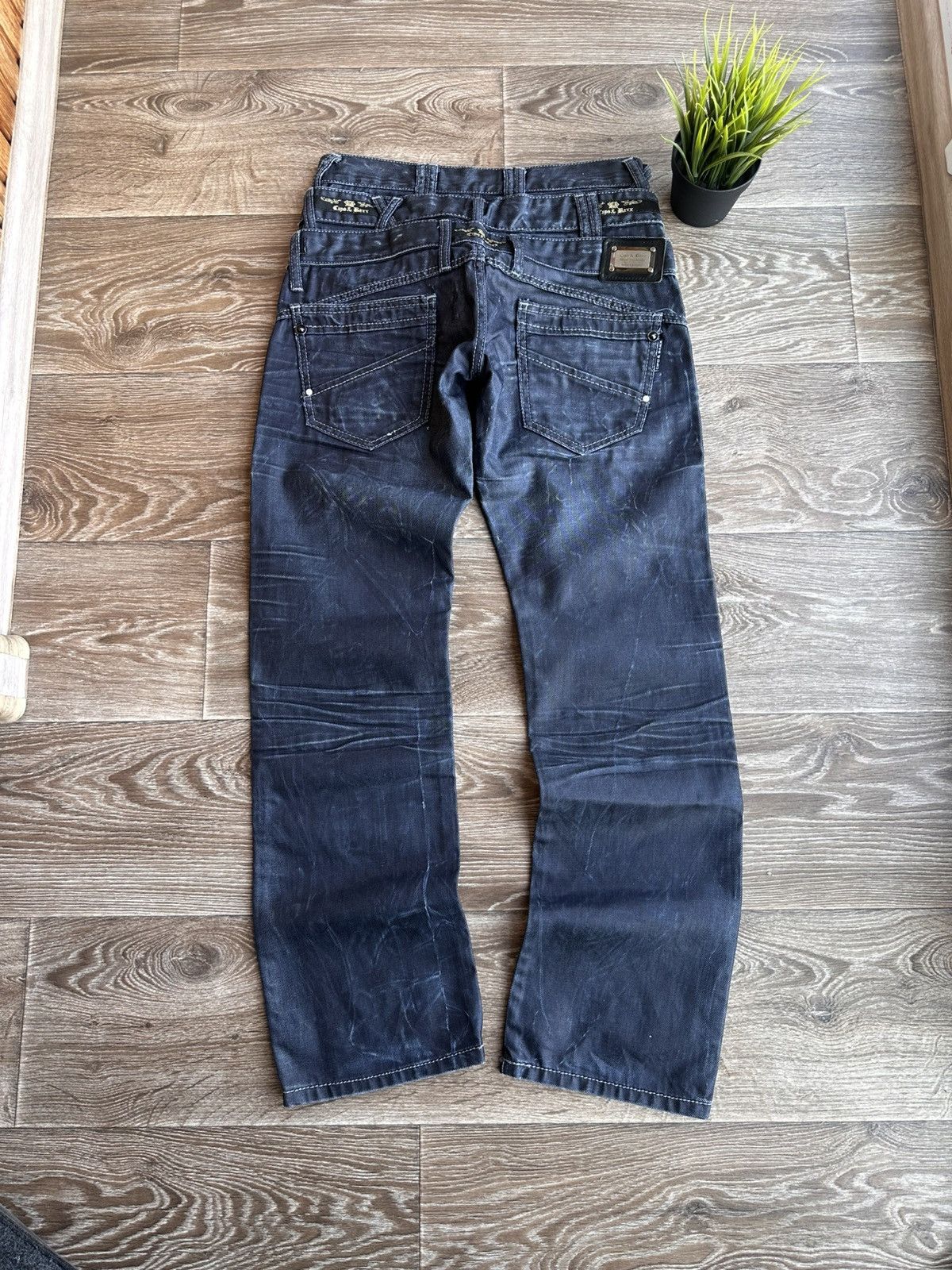 Japanese Brand 🔥 Cipo & Baxx RARE Triple Waist Jeans Y2K Denim Pants Japan Size US 29 - 4 Thumbnail