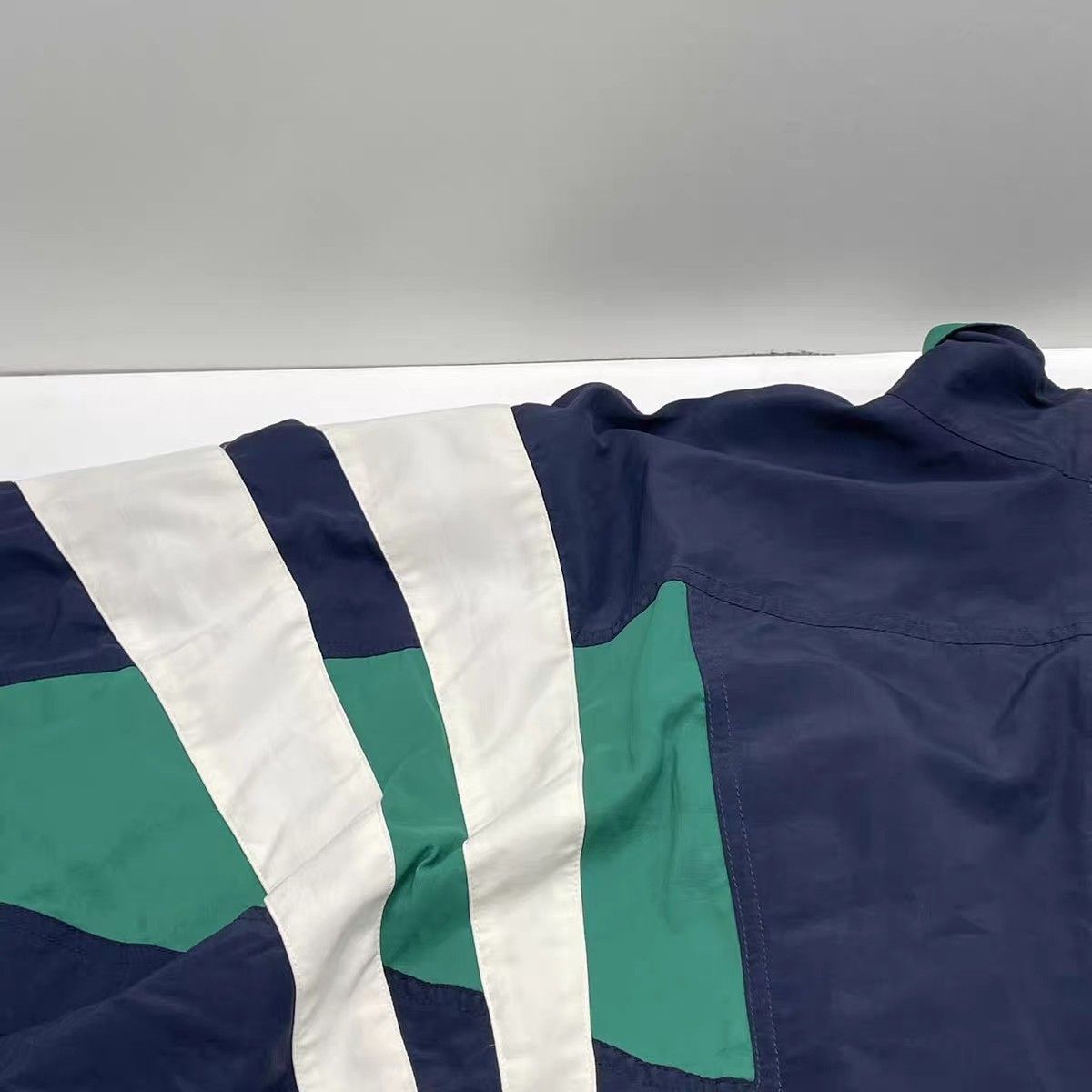 Balenciaga Balenciaga Sportyb Embroidered Color-Block Blue and Green Size US S / EU 44-46 / 1 - 18 Thumbnail