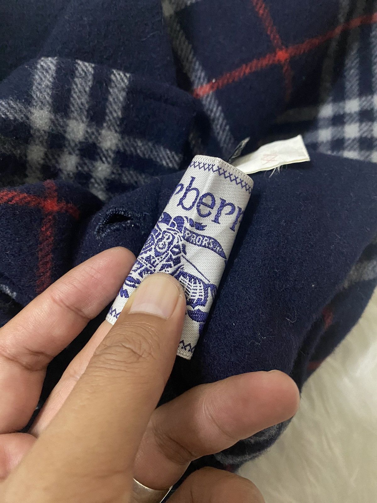 Burberry Prorsum × Vintage VINTAGE REVERSIBLE MONOGRAM WOOL BUTTONS UP BY BURBERRY’S Size US M / EU 48-50 / 2 - 12 Thumbnail