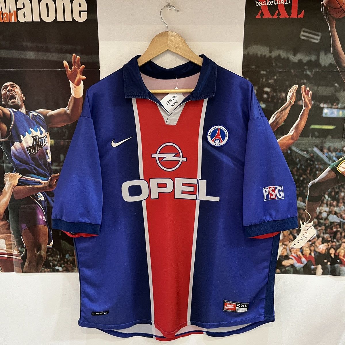 Nike Vintage Paris Saint Germain 98-99 Nike Football Jersey Shirt Size US XXL / EU 58 / 5 - 1 Thumbnail