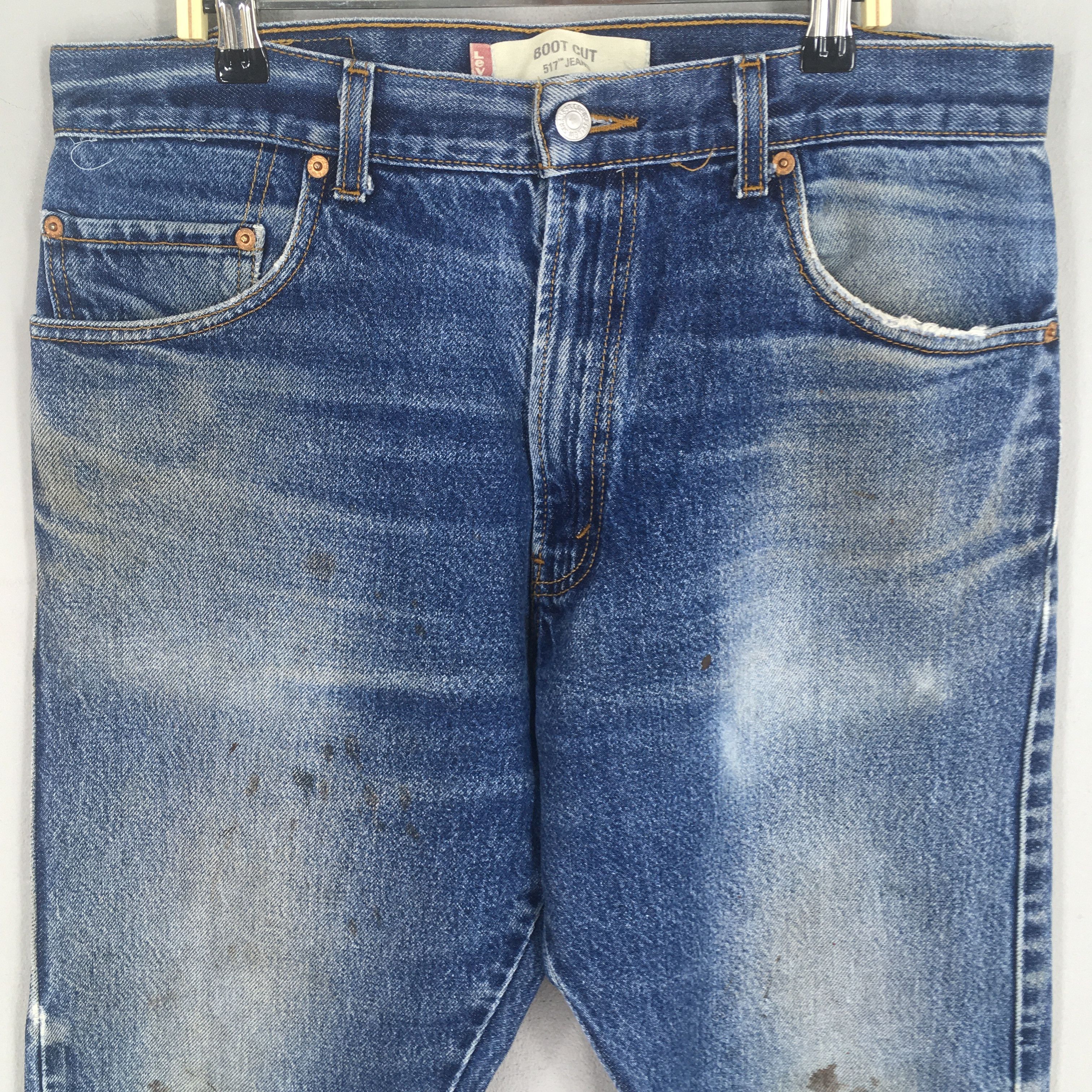 Levi's Size 33x30 Vintage Y2K Levi's 517 Bootcut Flared Jeans S1991 Size US 33 - 2 Thumbnail