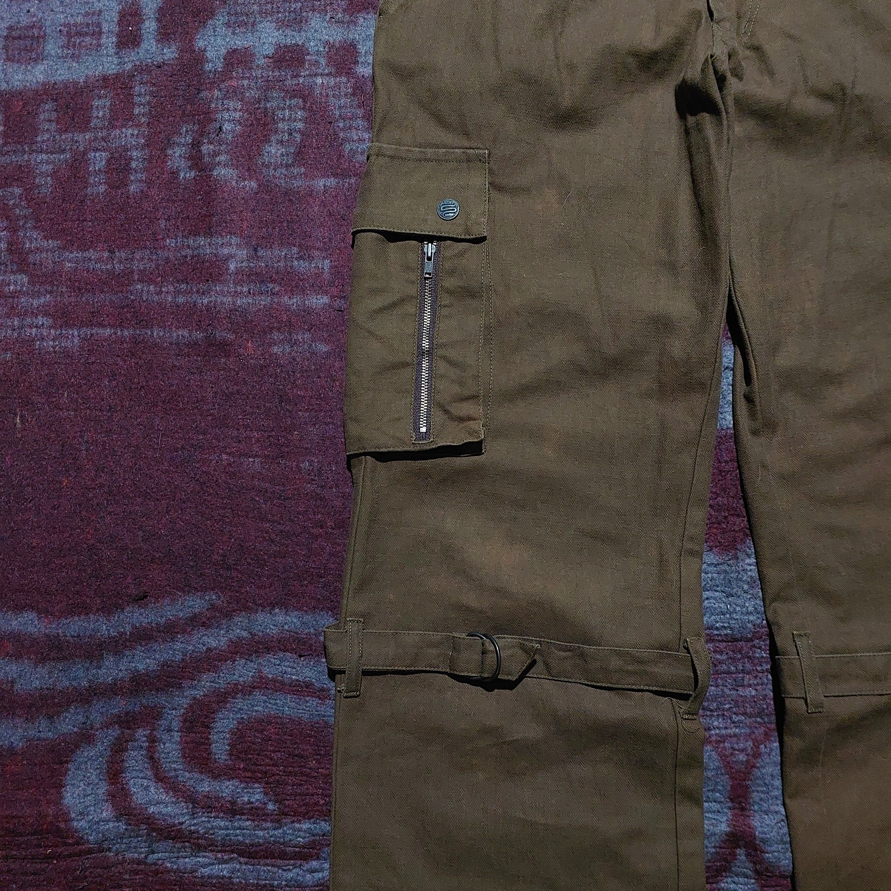 Schlussel Schlussel brown cargo flared pants Size US 30 / EU 46 - 5 Thumbnail
