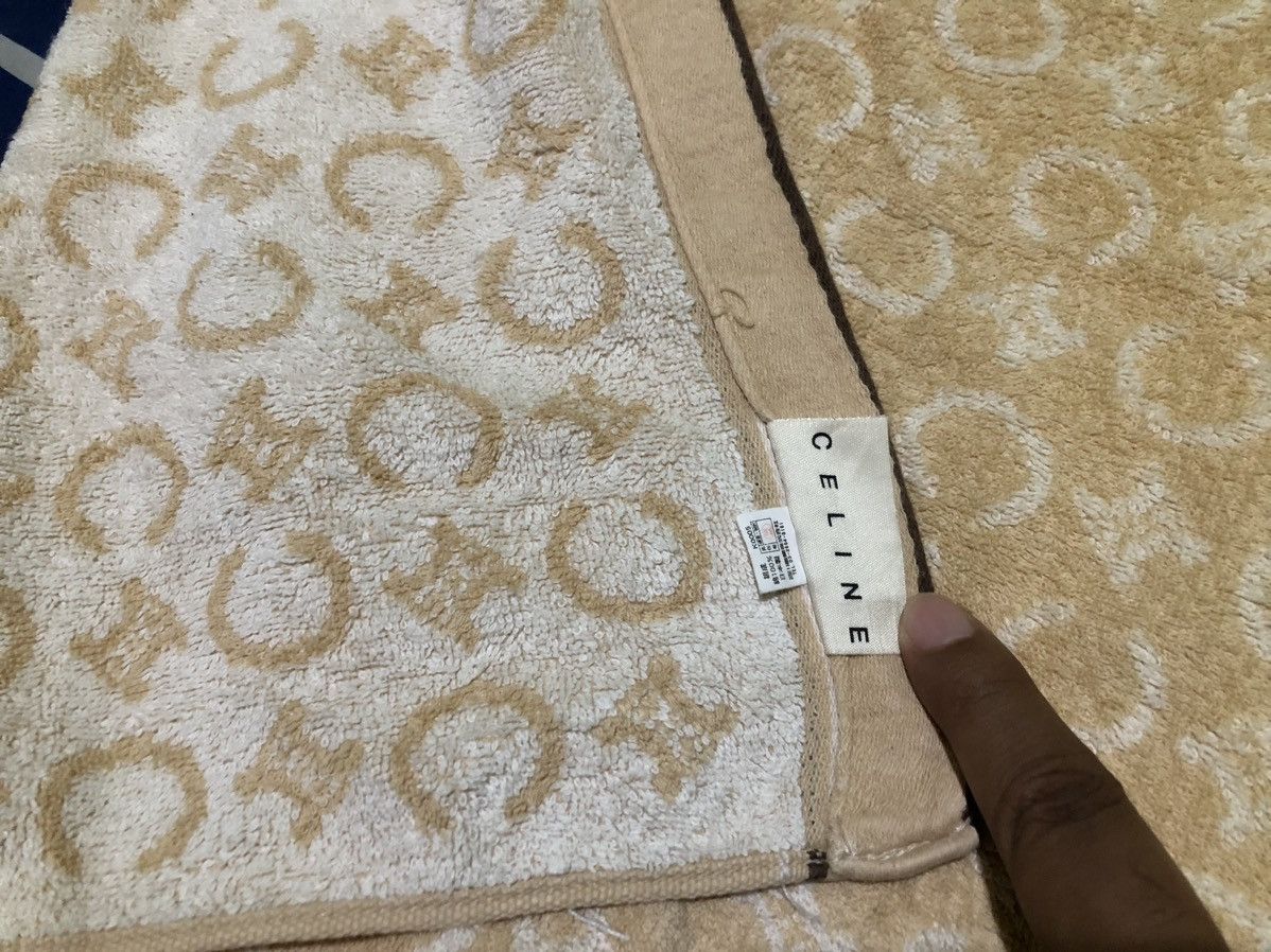 Celine Celine Monogram C Towel Size ONE SIZE - 3 Thumbnail