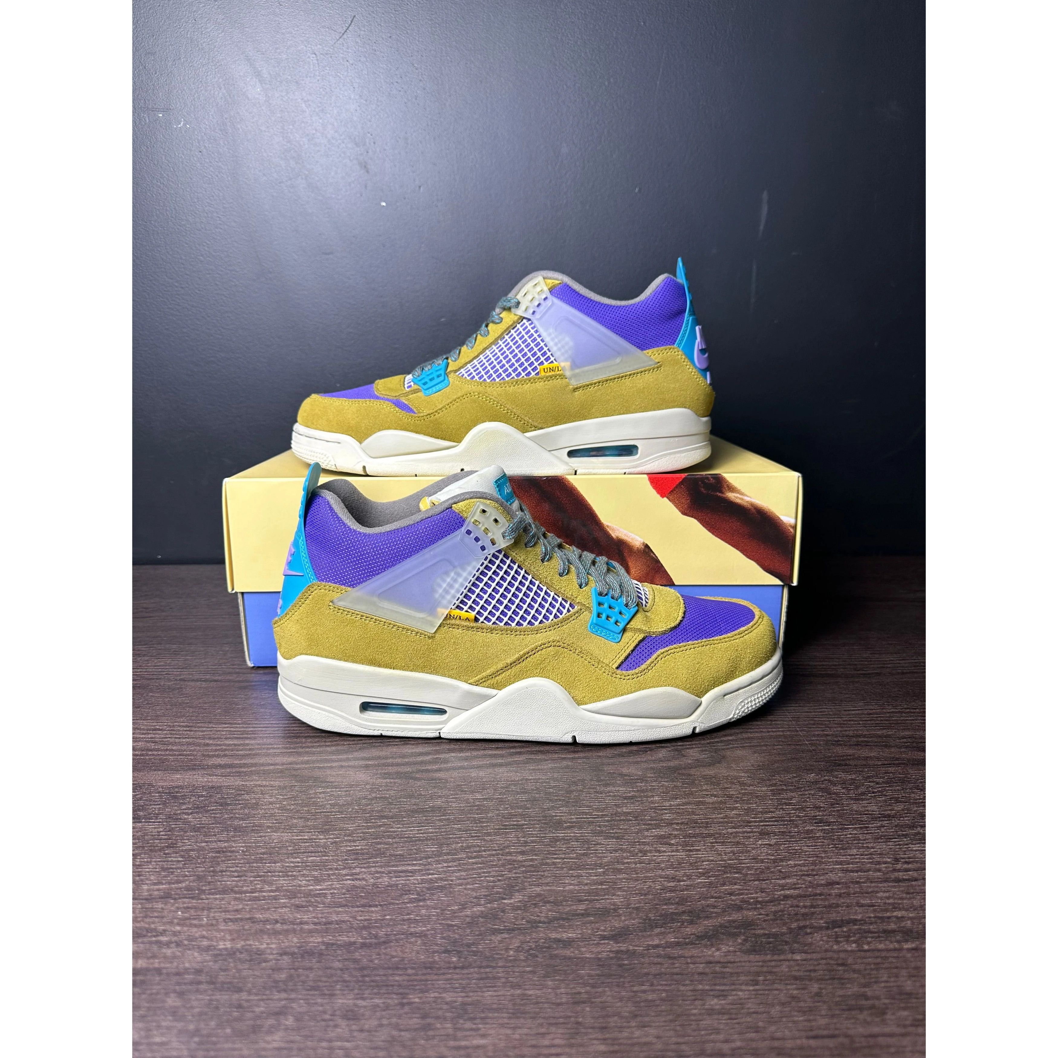 Jordan Brand Air Jordan 4 Retro SP 30th Anniversary x Union "Desert Moss" **PRE-OWNED** Size US 11.5 / EU 44-45 - 1 Thumbnail