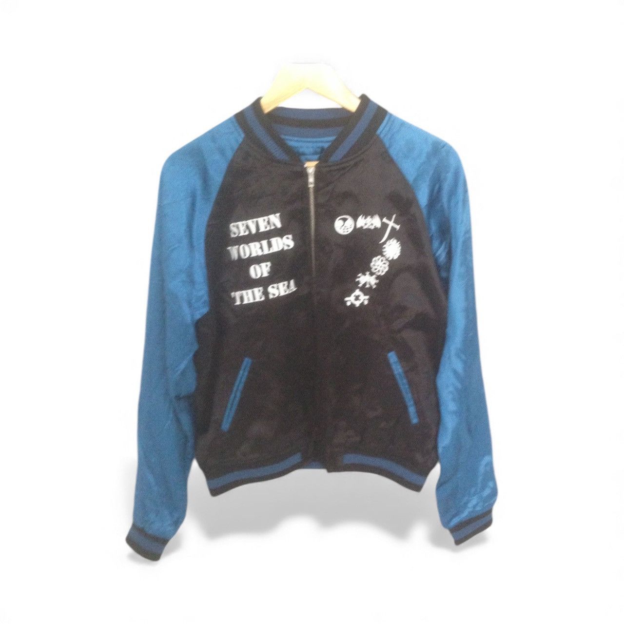 One Piece VINTAGE ONE PIECE SUKAJAN RAYON LUFFY EMBROIDERY JACKET Size US M / EU 48-50 / 2 - 2 Thumbnail