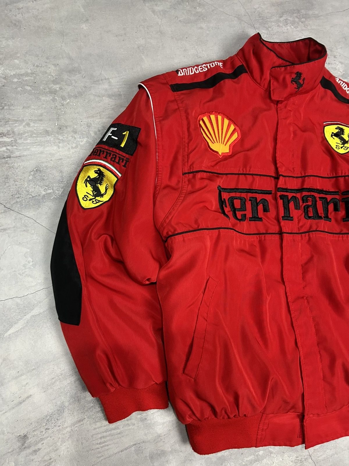 Ferrari Vintage Ferrari Jacket Formula Uno Moto Racin Size US L / EU 52-54 / 3 - 3 Thumbnail