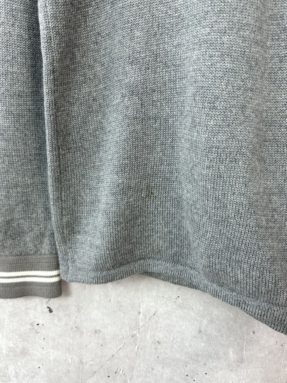 Wood Wood Wood Wood Grey Stripped Women’s Knit Wool Sweater Size XS / US 0-2 / IT 36-38 - 4 Thumbnail