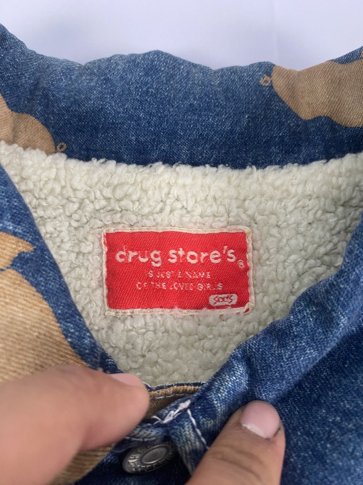 Japanese Brand Drug’s Store Japan denim sherpa Size US S / EU 44-46 / 1 - 5 Thumbnail