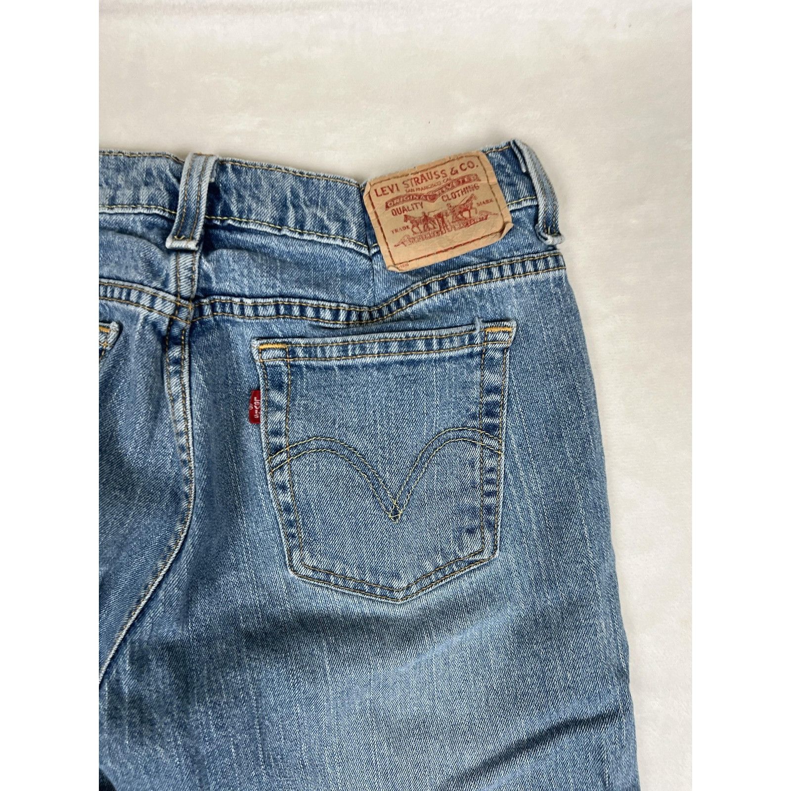Levi's Levi's 505 Jeans Women's 10 M Blue Mid Rise Straight Leg Med Size 30" / US 8 / IT 44 - 5 Thumbnail