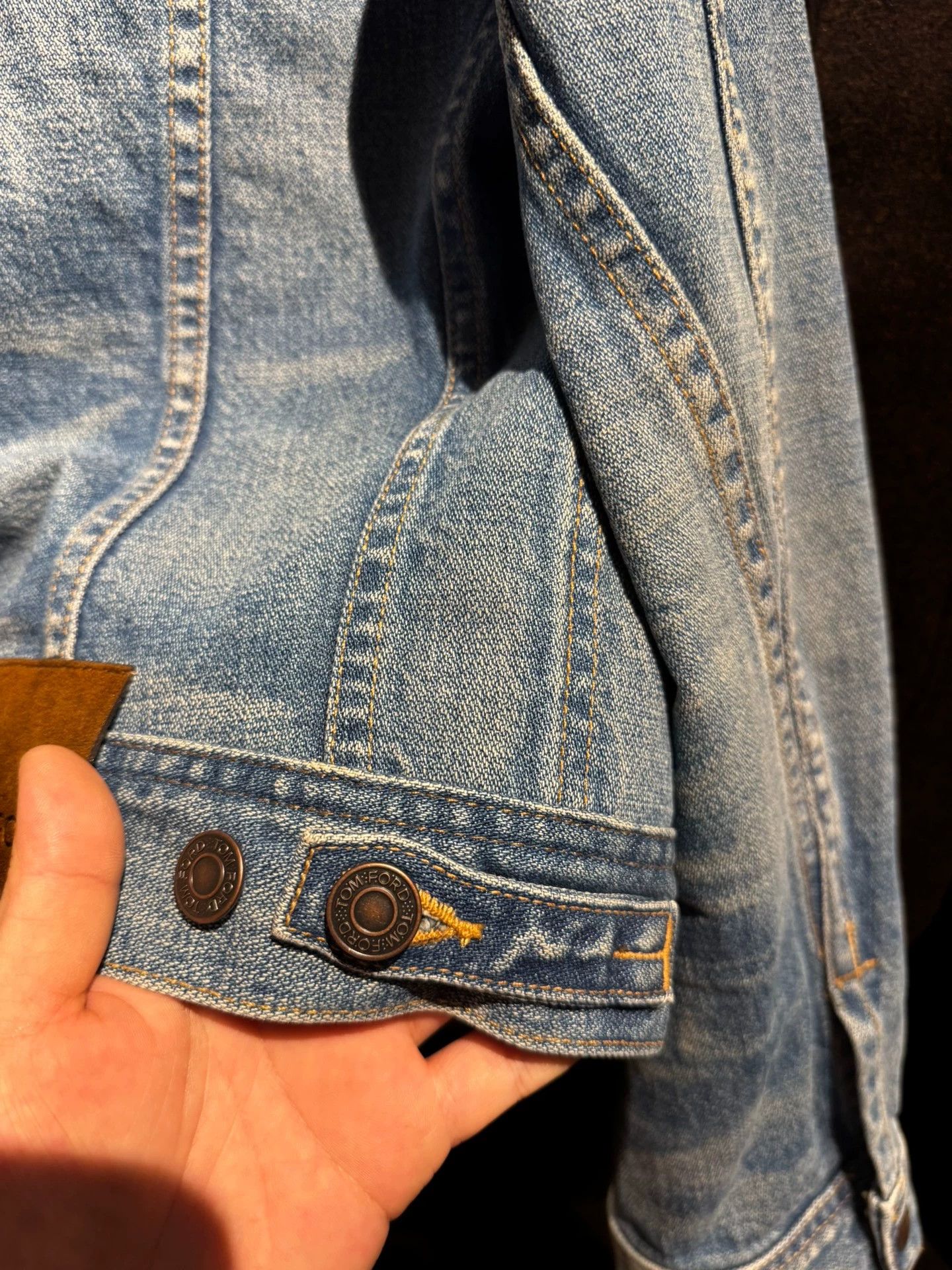 Tom Ford Tom Ford Classic Blue Denim Jacket M New No Tags Size US M / EU 48-50 / 2 - 6 Thumbnail