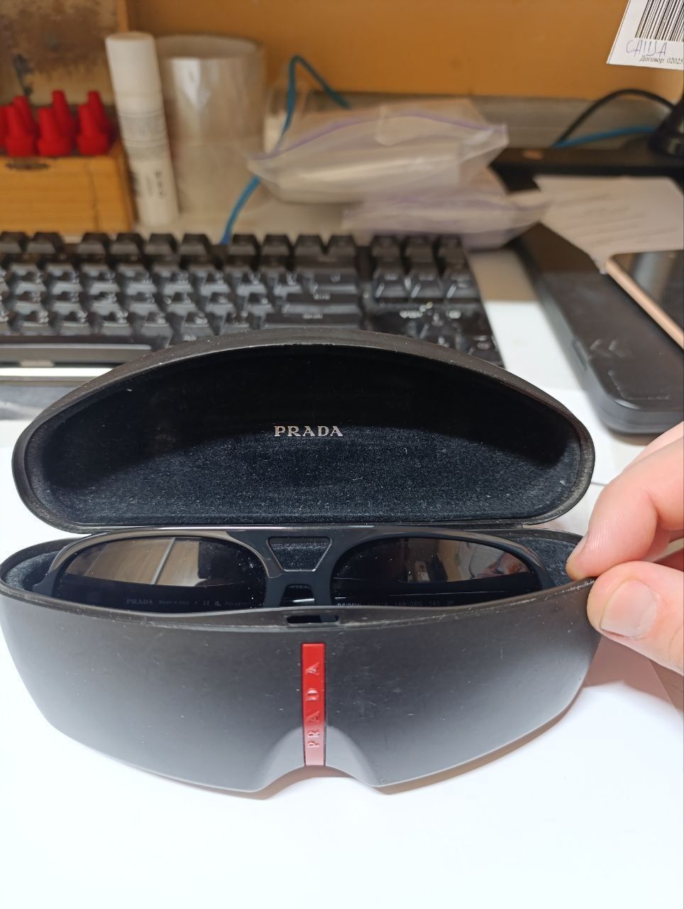 Prada Prada SPS-06 59-16 Sunglasses Size ONE SIZE - 3 Thumbnail